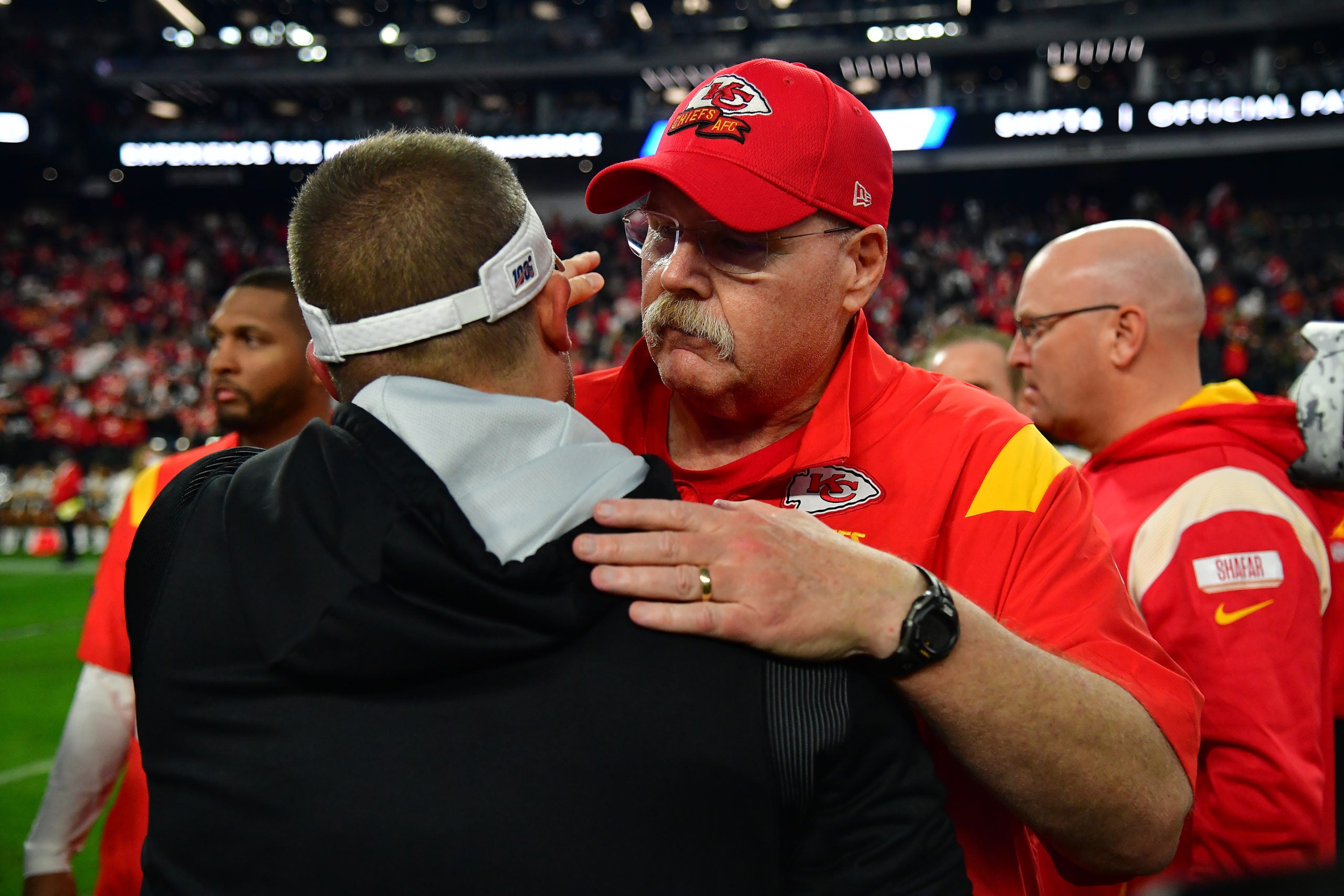 Chiefs, Raiders, Reid