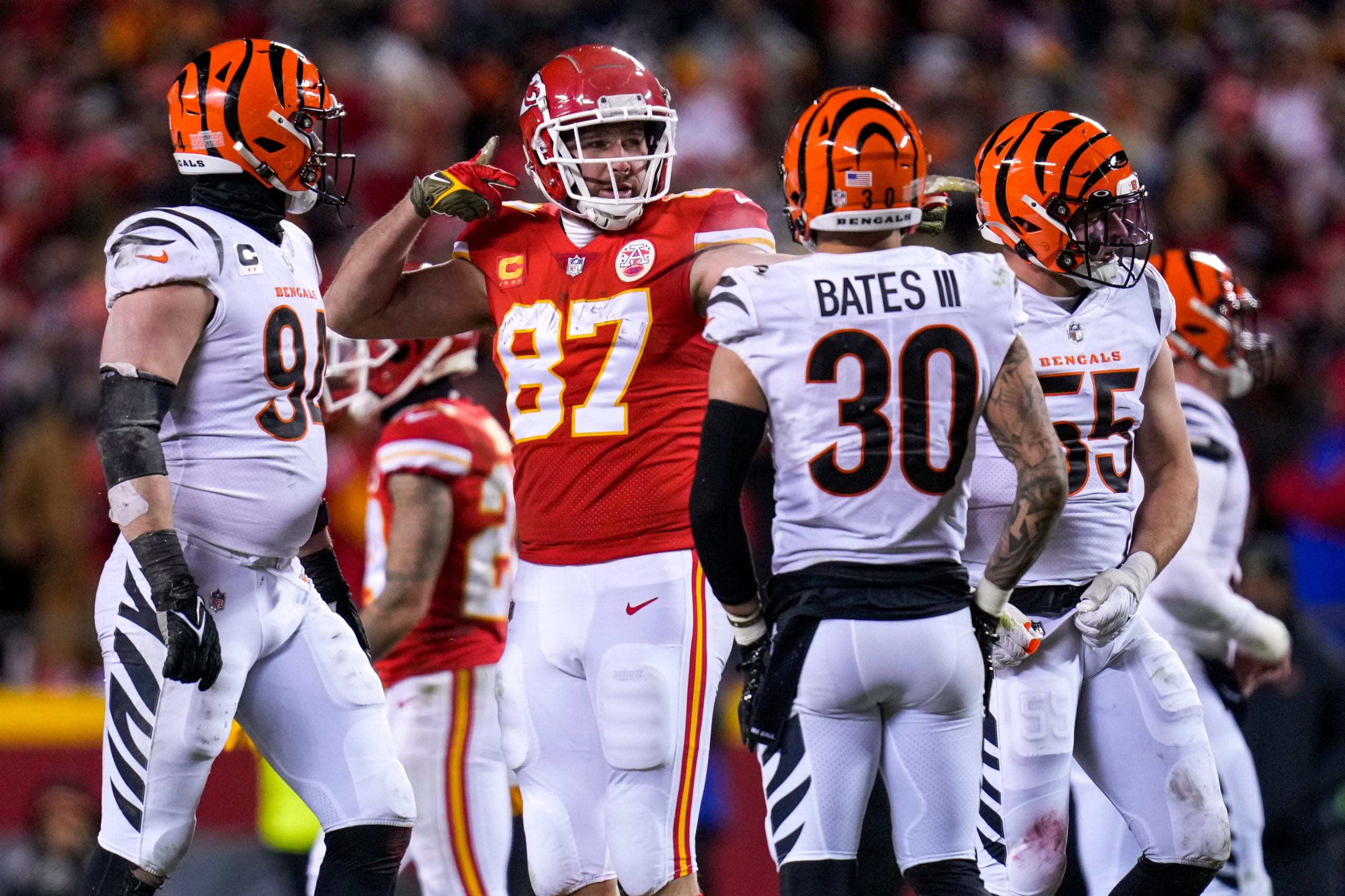Kelce, Chiefs, bengals