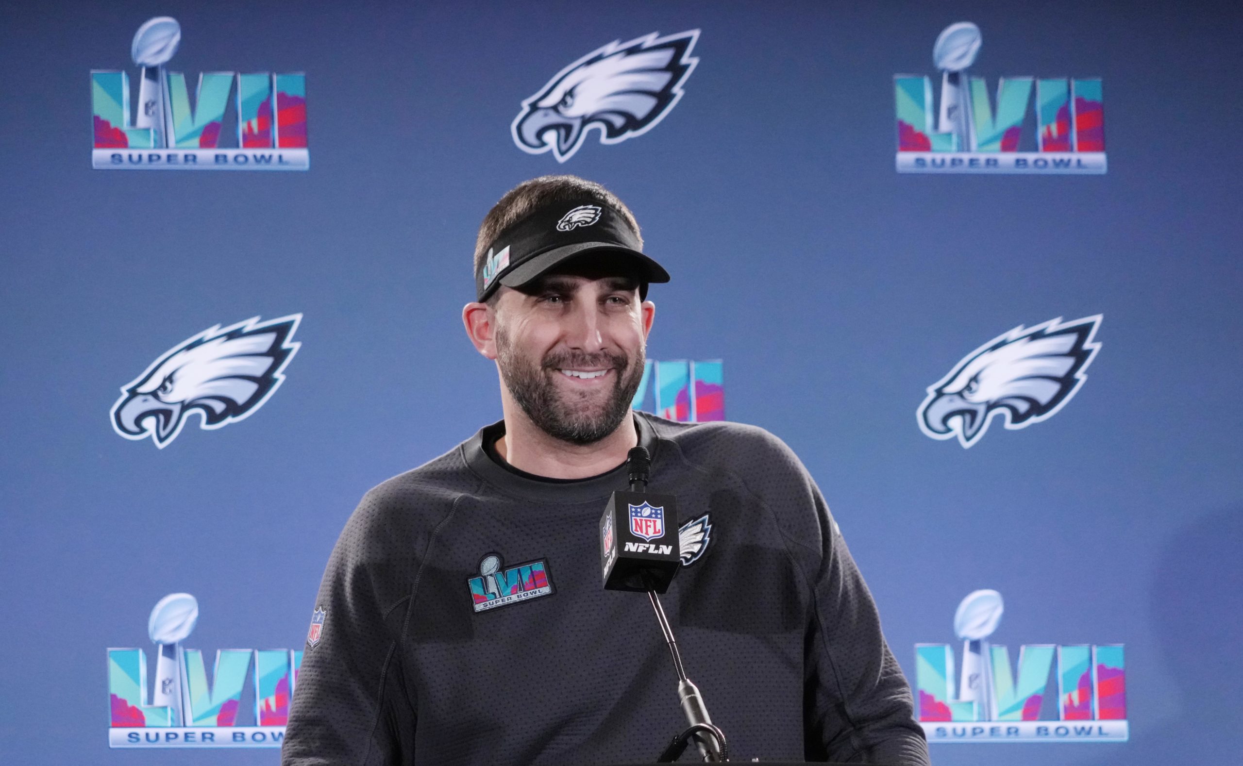 Philadelphia Eagles turnover margin differential practice Super Bowl LVII Nick Sirianni offense defense Kansas CIty Chiefs Patrick Mahomes NFL football stats news