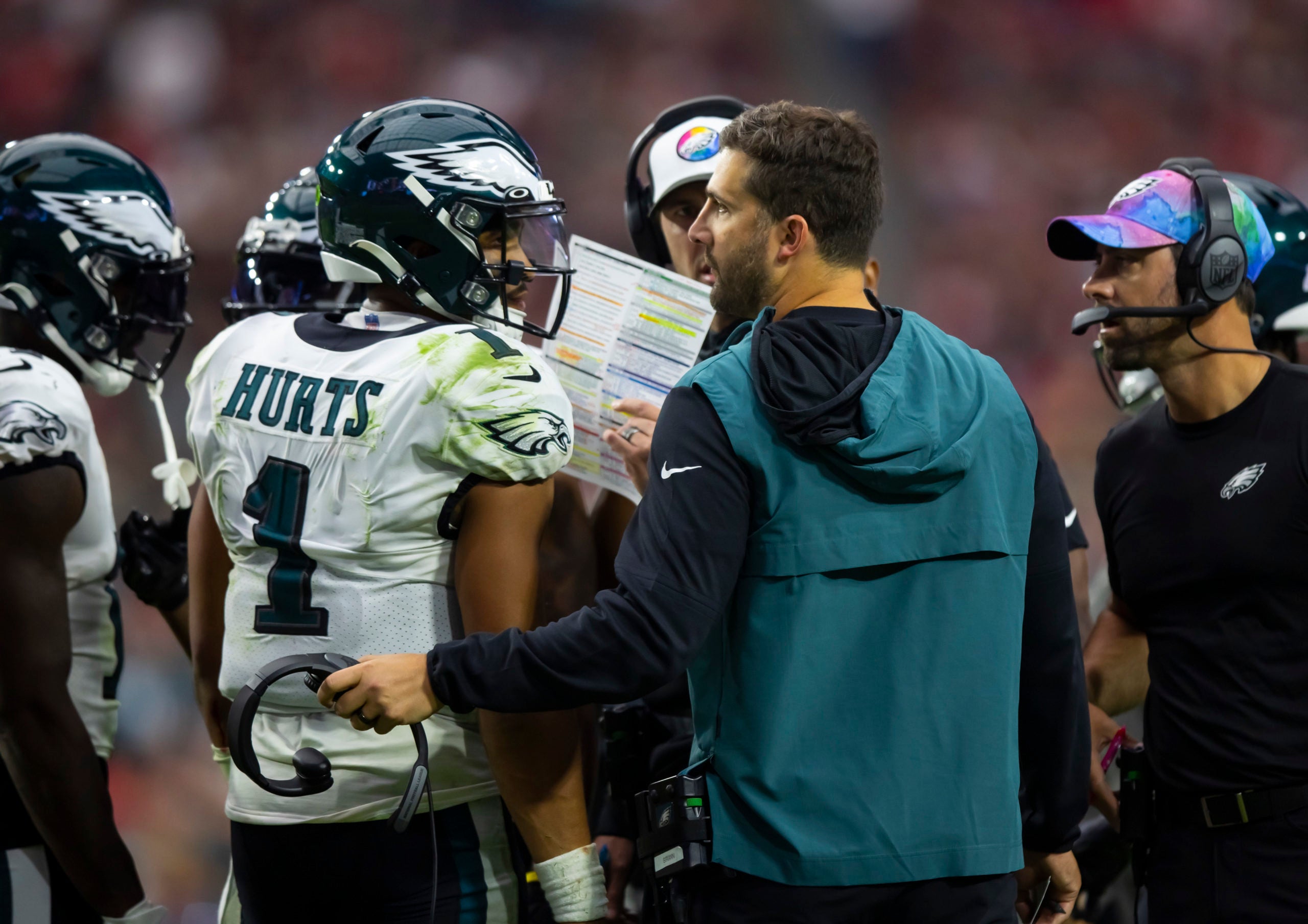 Eagles, sirianni, giants, hurts