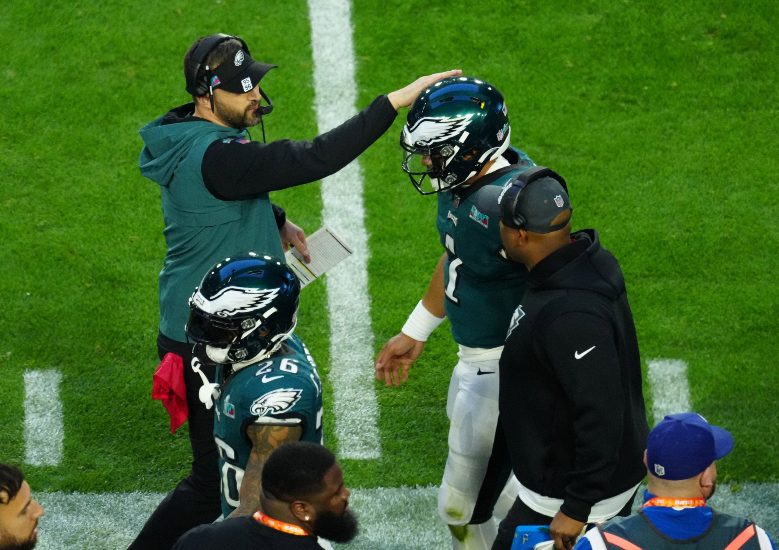 Philadelphia Eagles offense offensive coordinator Shane Steichen Colts Brian Johnson NFL football stats news Jalen Hurts