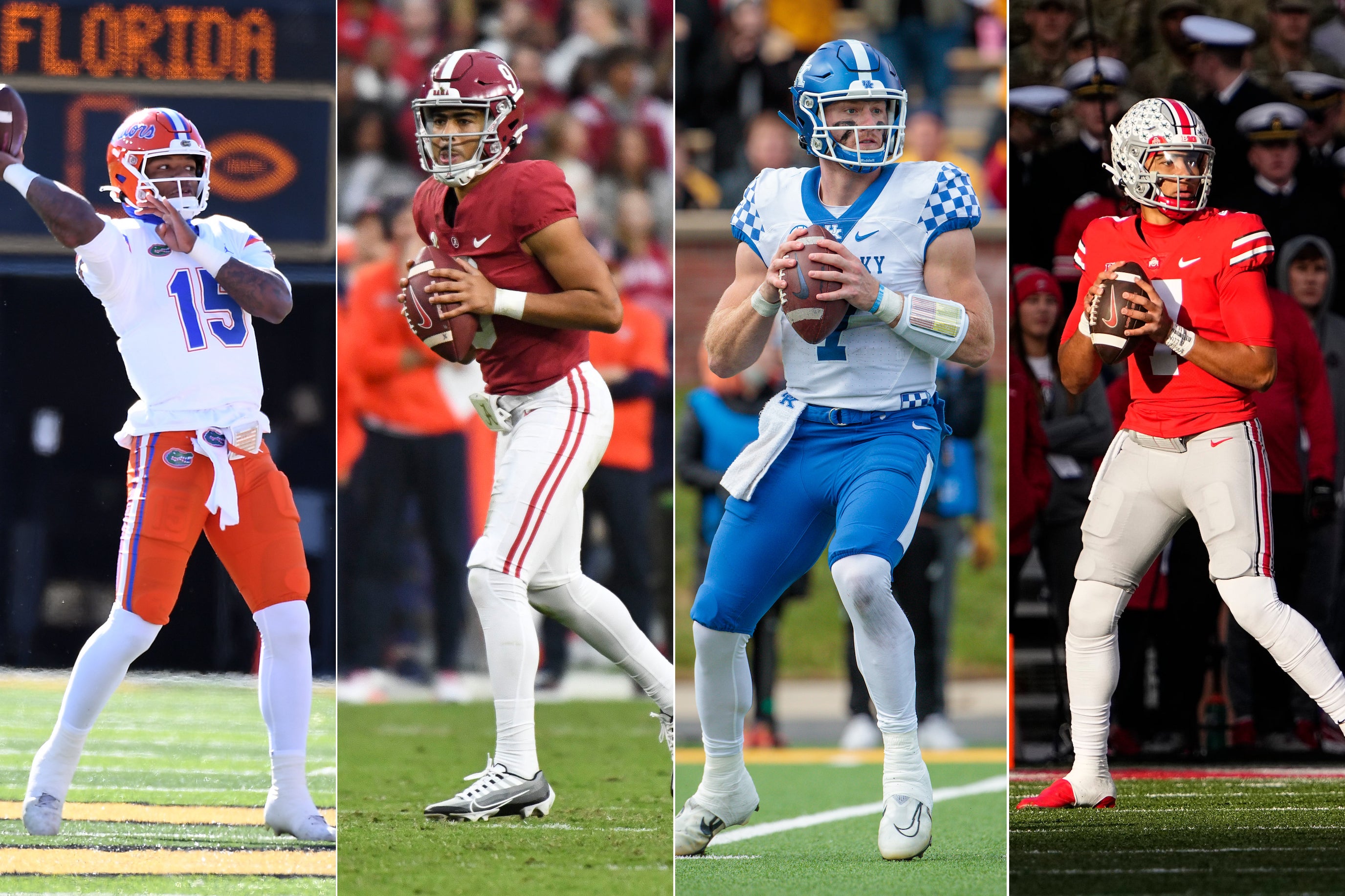 Anthony Richardson, Bryce Young, Will Levis, C.J. Stroud