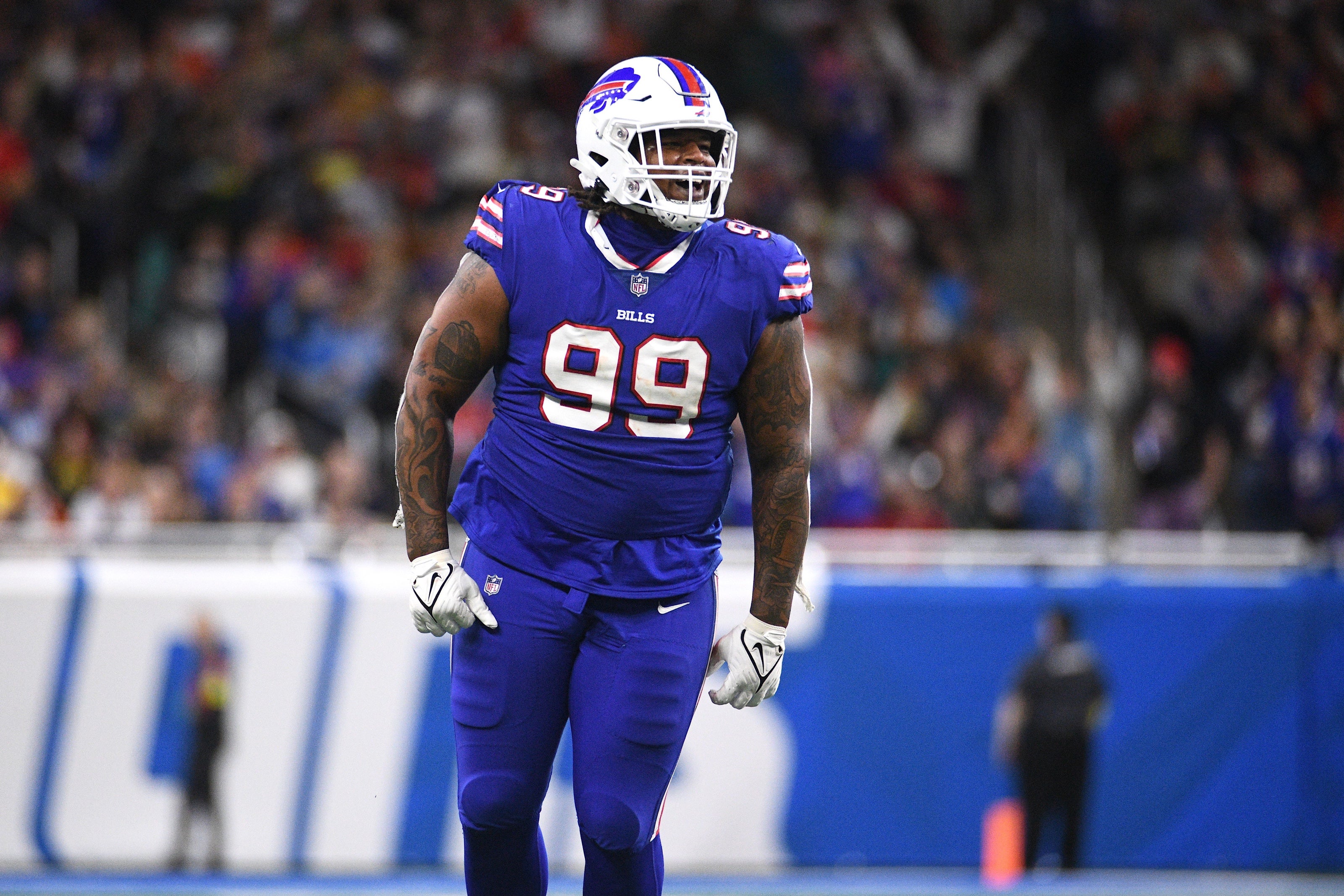 Buffalo Bills Defensive Tackle Tim Settle