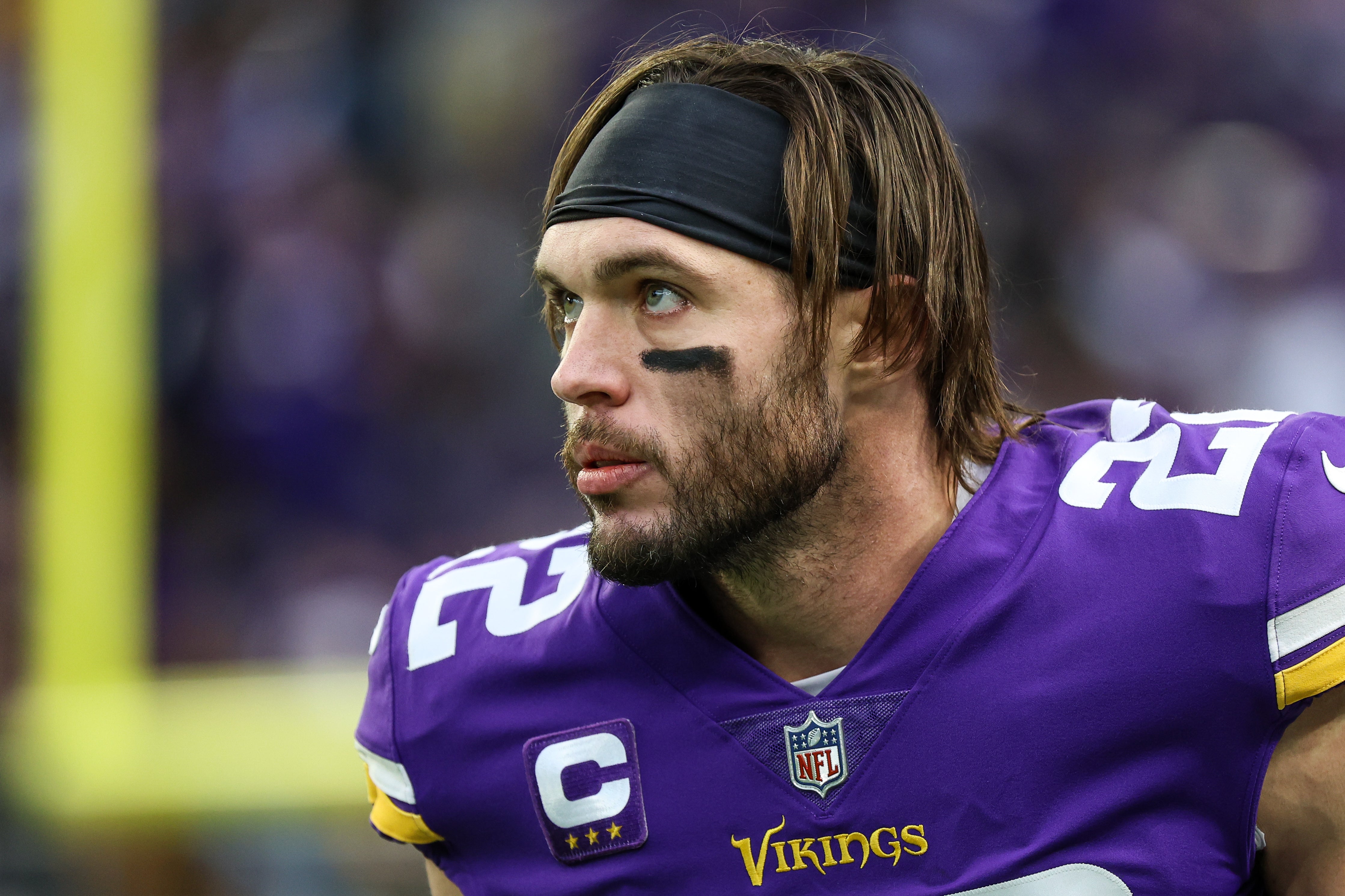 Minnesota Vikings salary cap space Harrison Smith defense contract restructure NFL football stats news