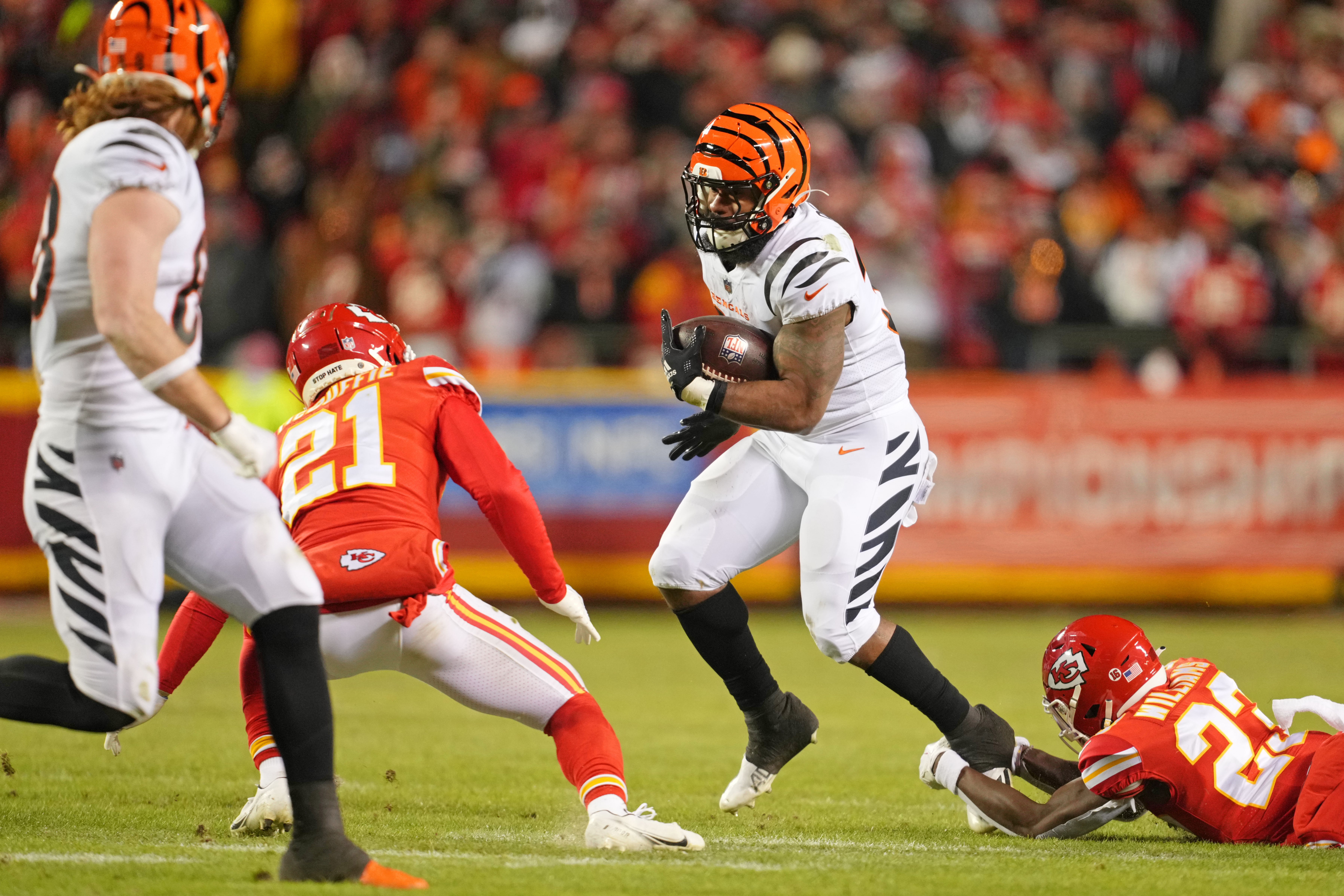 Perine, Broncos, Bengals