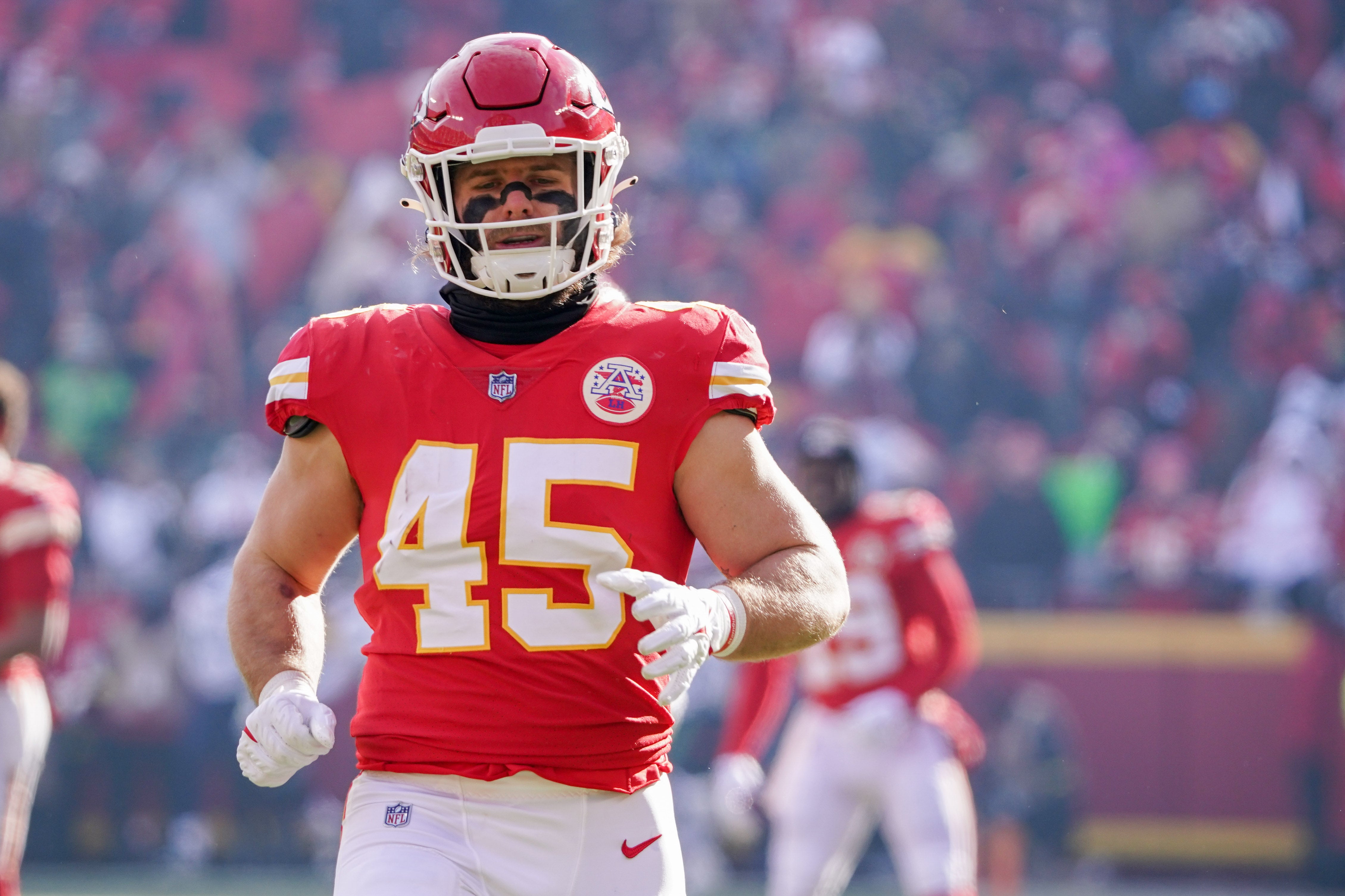 Denver Broncos FB Mike Burton