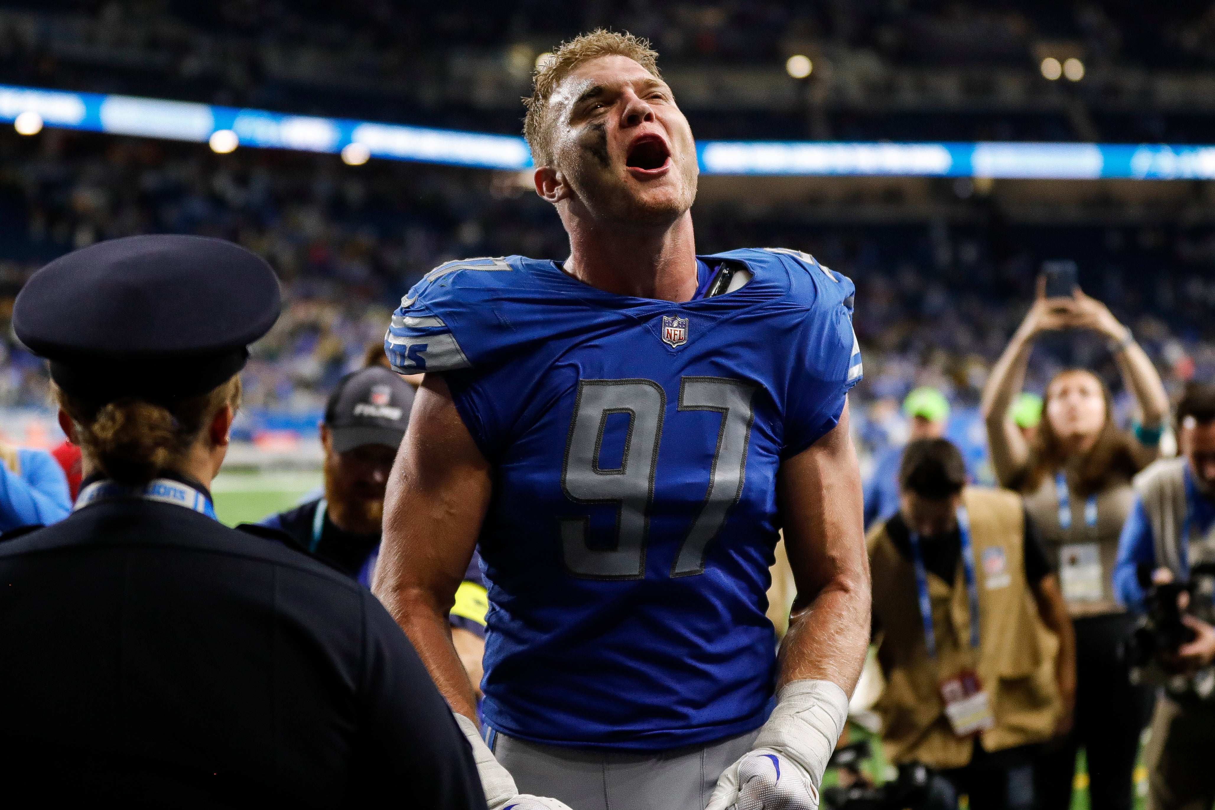 Detroit Lions NFC North Rich Eisen Show prediction division free agency draft NFL football stats news