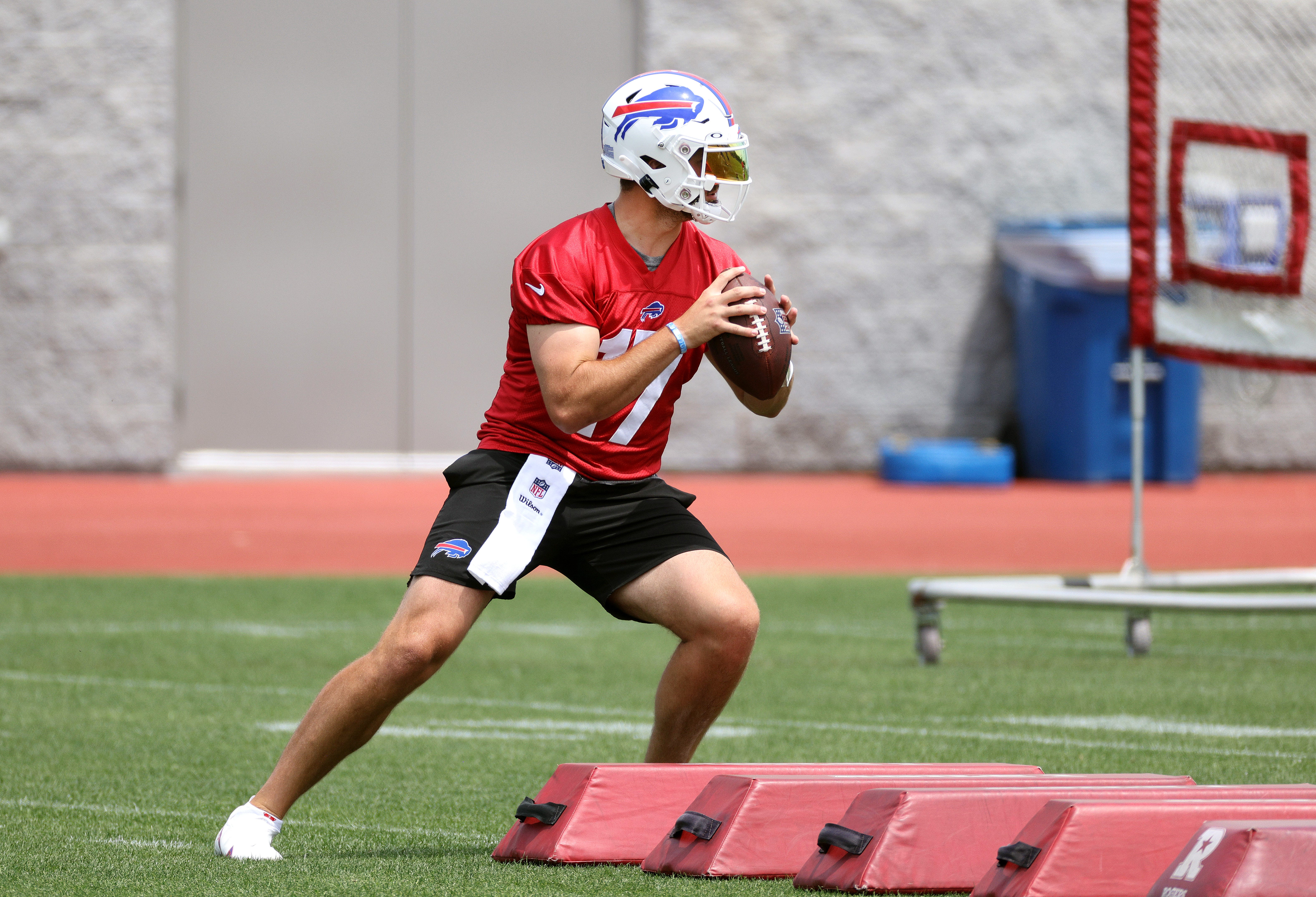 Josh Allen Bills otas minicamp offseason workout schedule