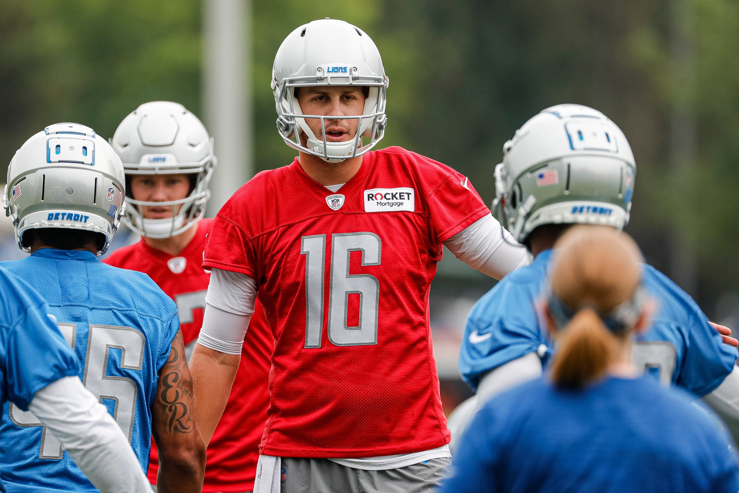 Detroit Lions offseason schedule OTAs minicamp workouts rookie NFL draft free agency NFL football stats news