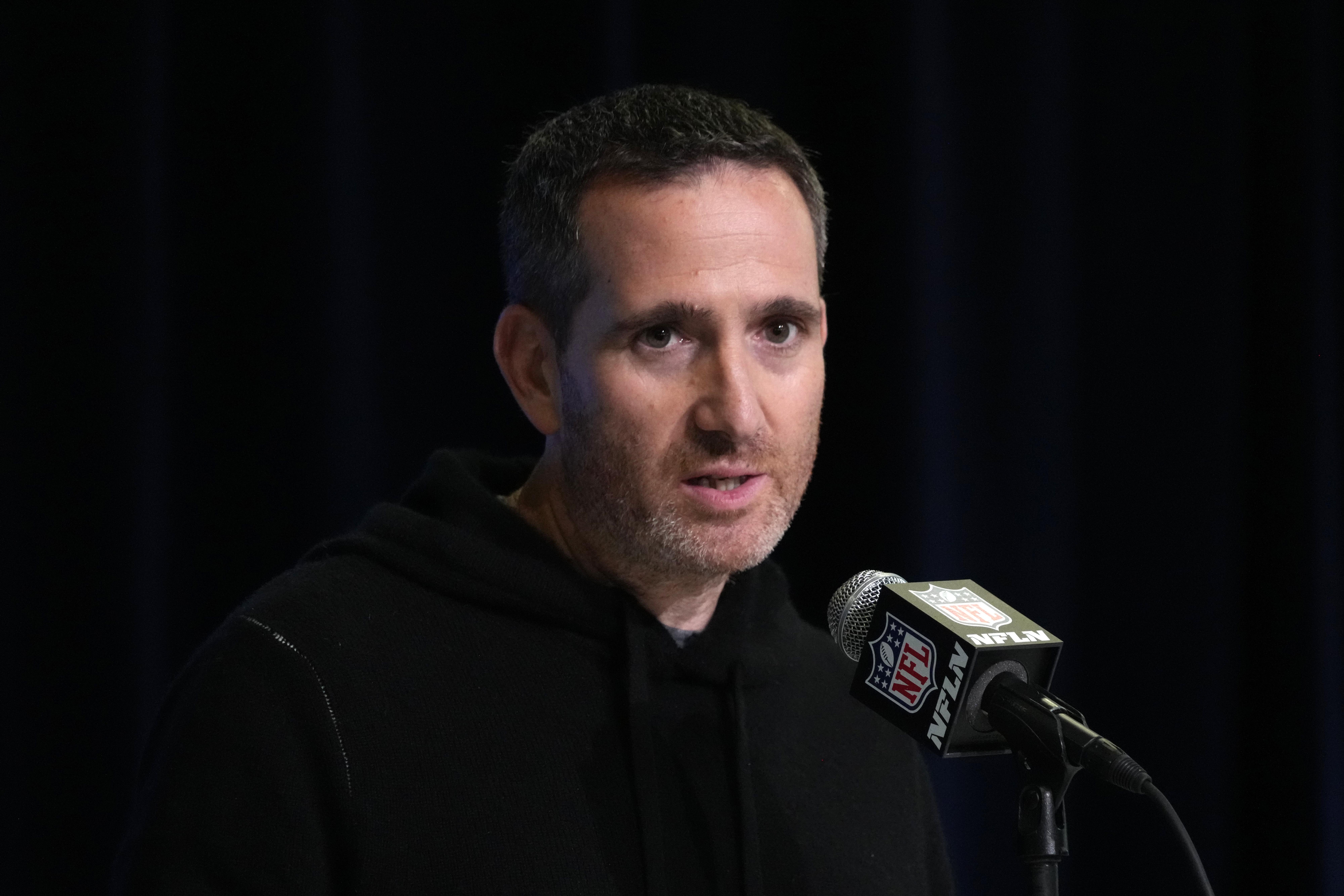 Feb 28, 2023; Indianapolis, IN, USA; Philadelphia Eagles general manager Howie Roseman during the NFL combine at the Indiana Convention Center.