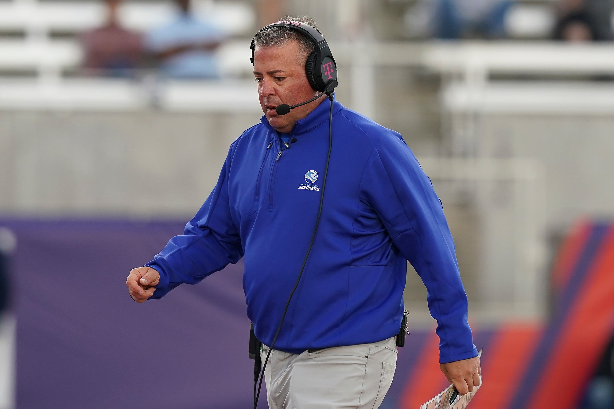 Minnesota Vikings USFL New Orleans Breaks John DeFilippo disease condition run coach NFL football stats news