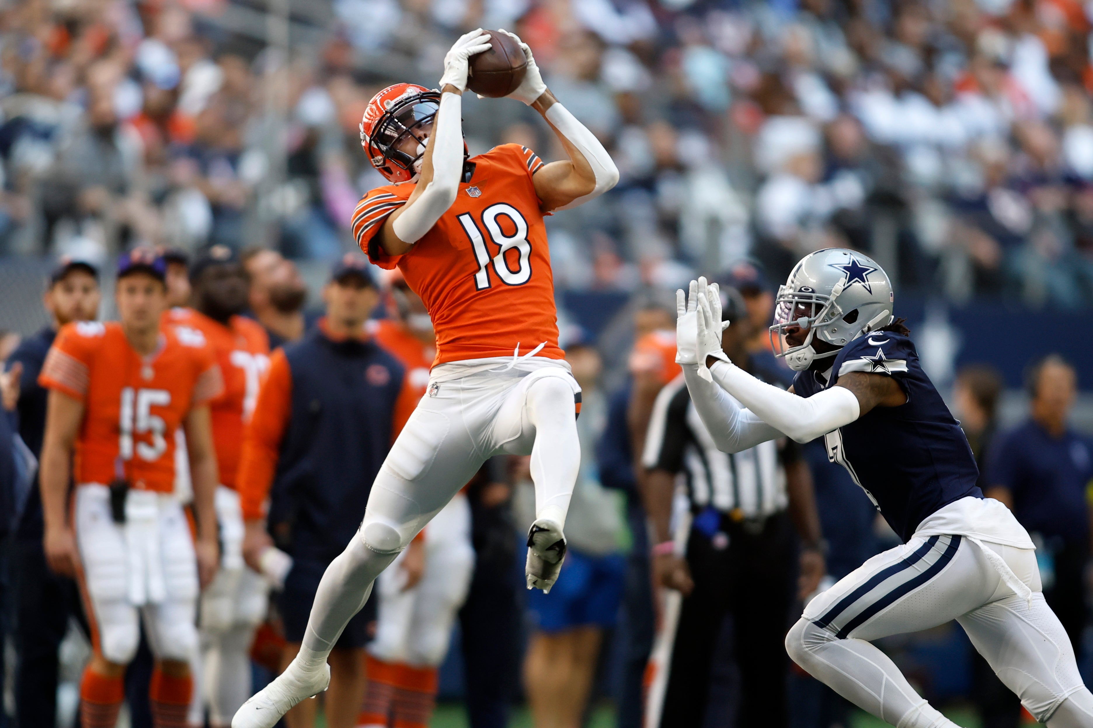 Chicago Bears sign Dante Pettis wide receiver WR punt returner NFL football stats news