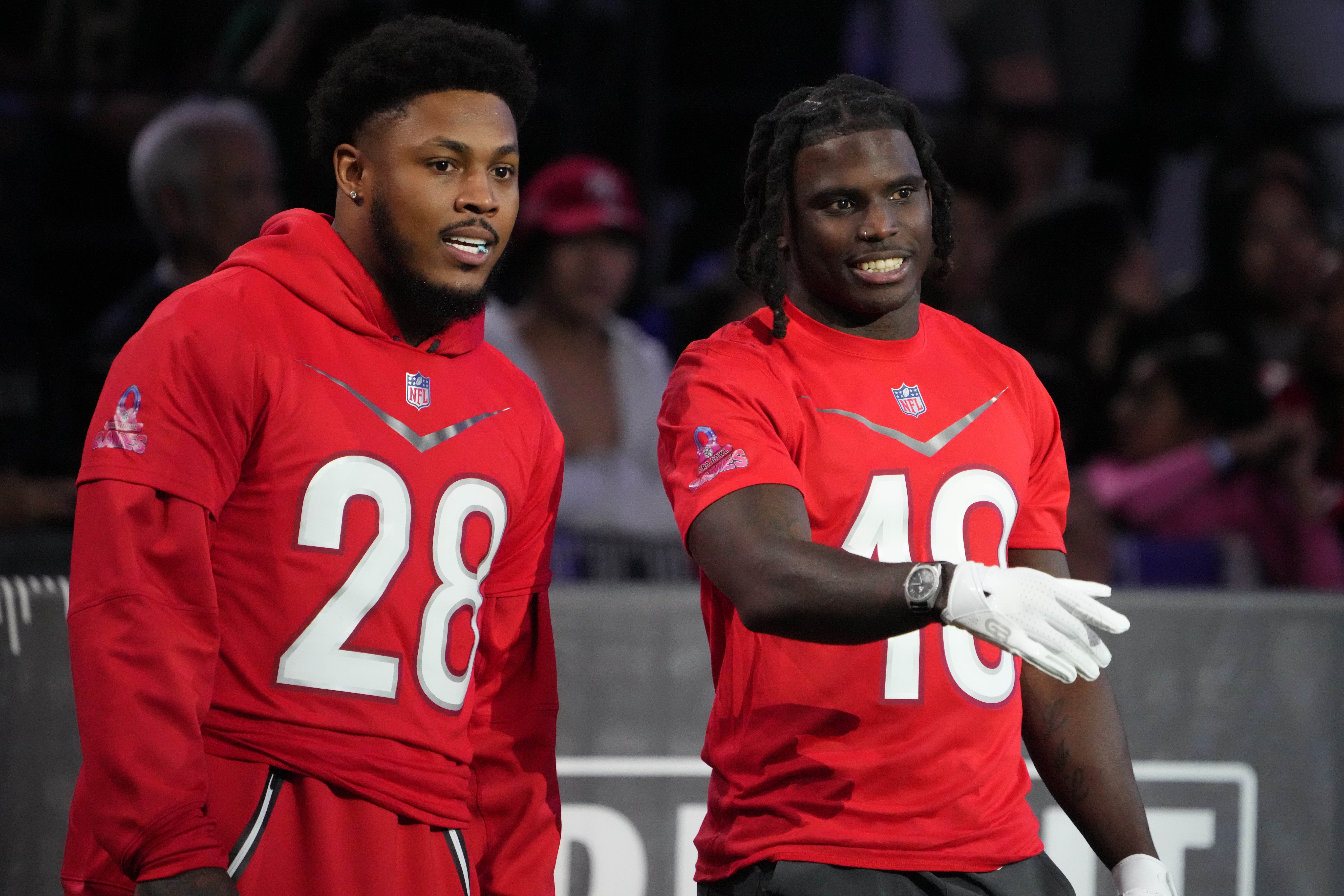 Jacobs, Hill, Raiders, Dolphins