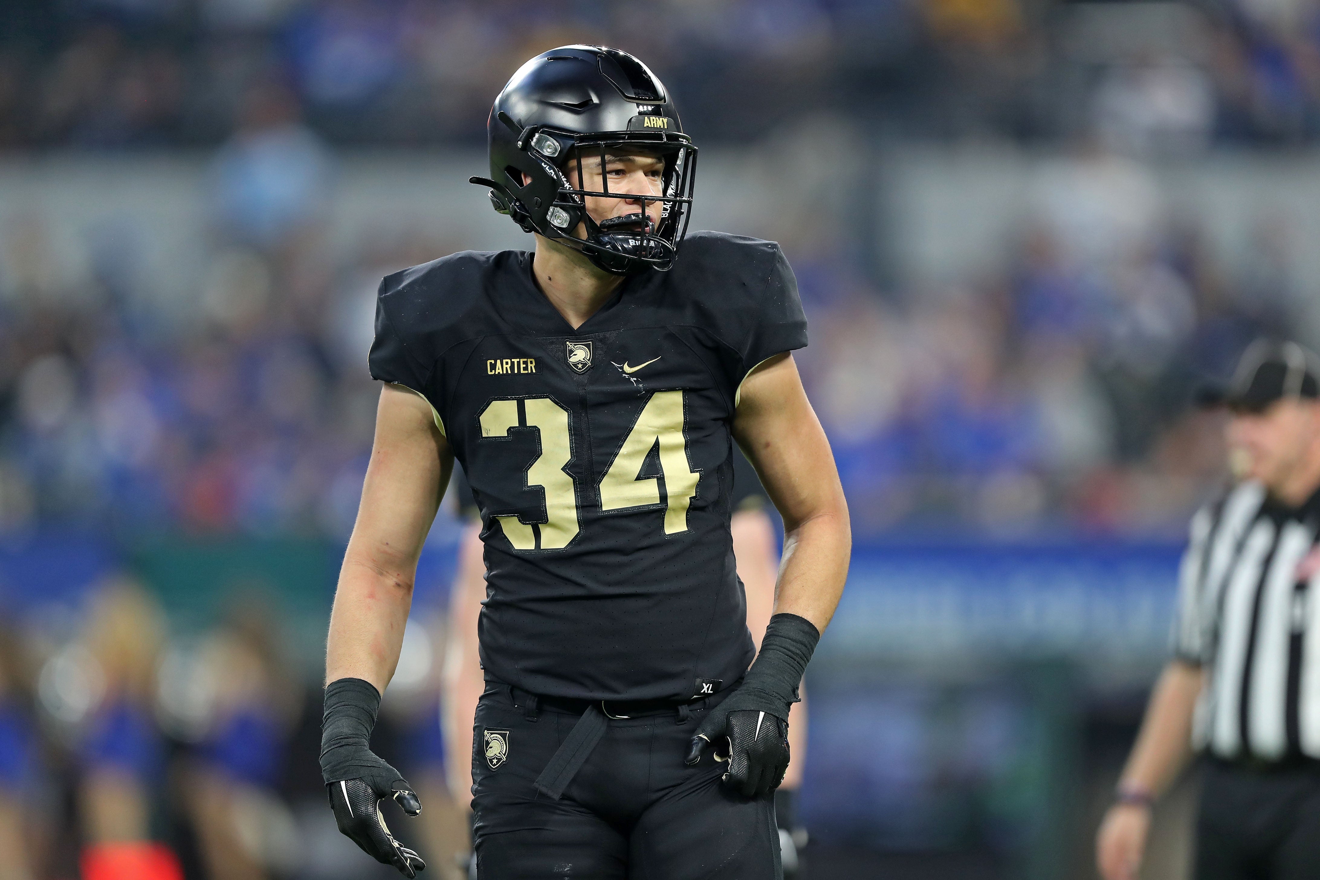 Minnesota Vikings UDFA EDGE rusher Andre Carter II roster NFL draft 2023 football stats news