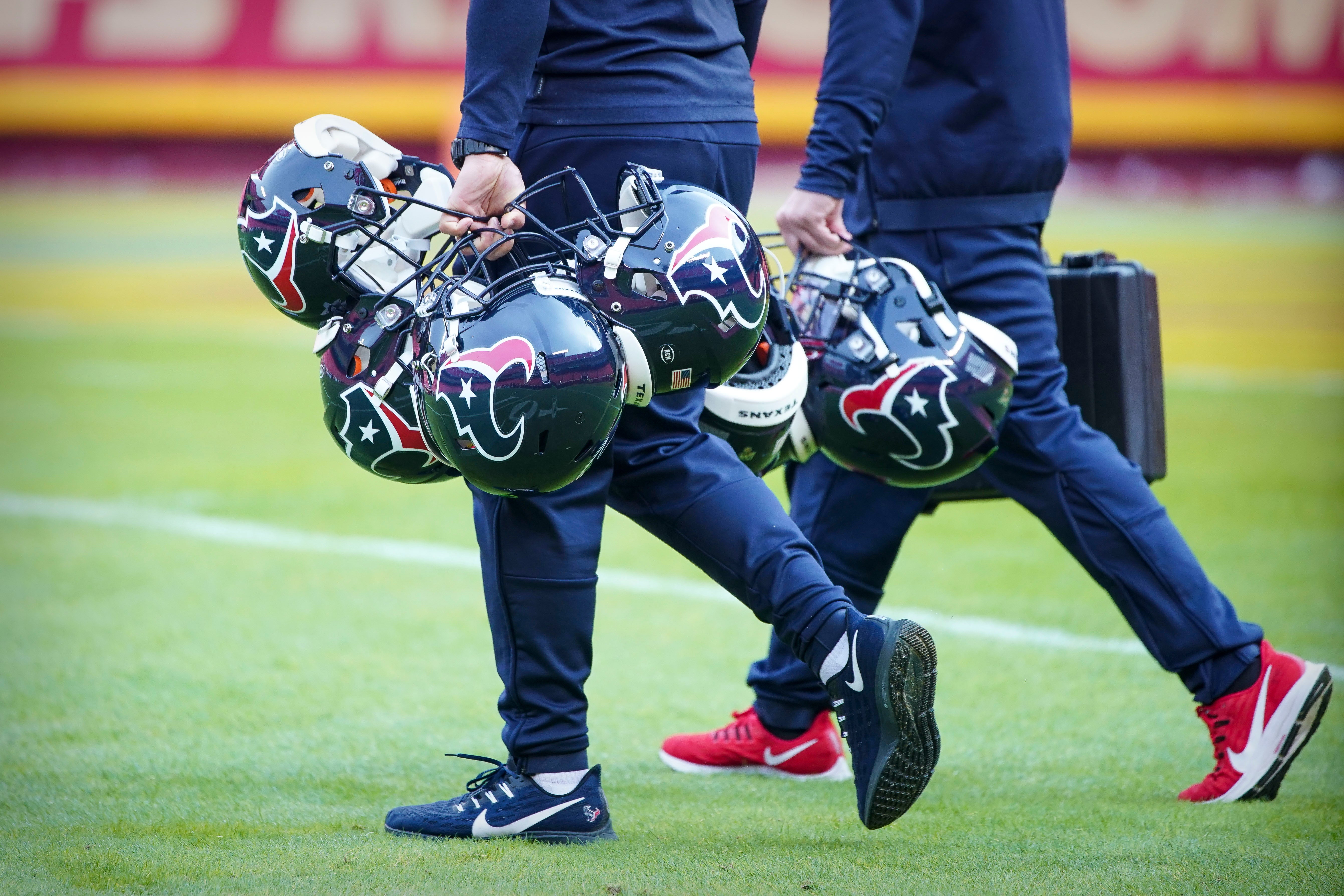 Houston Texans helmets