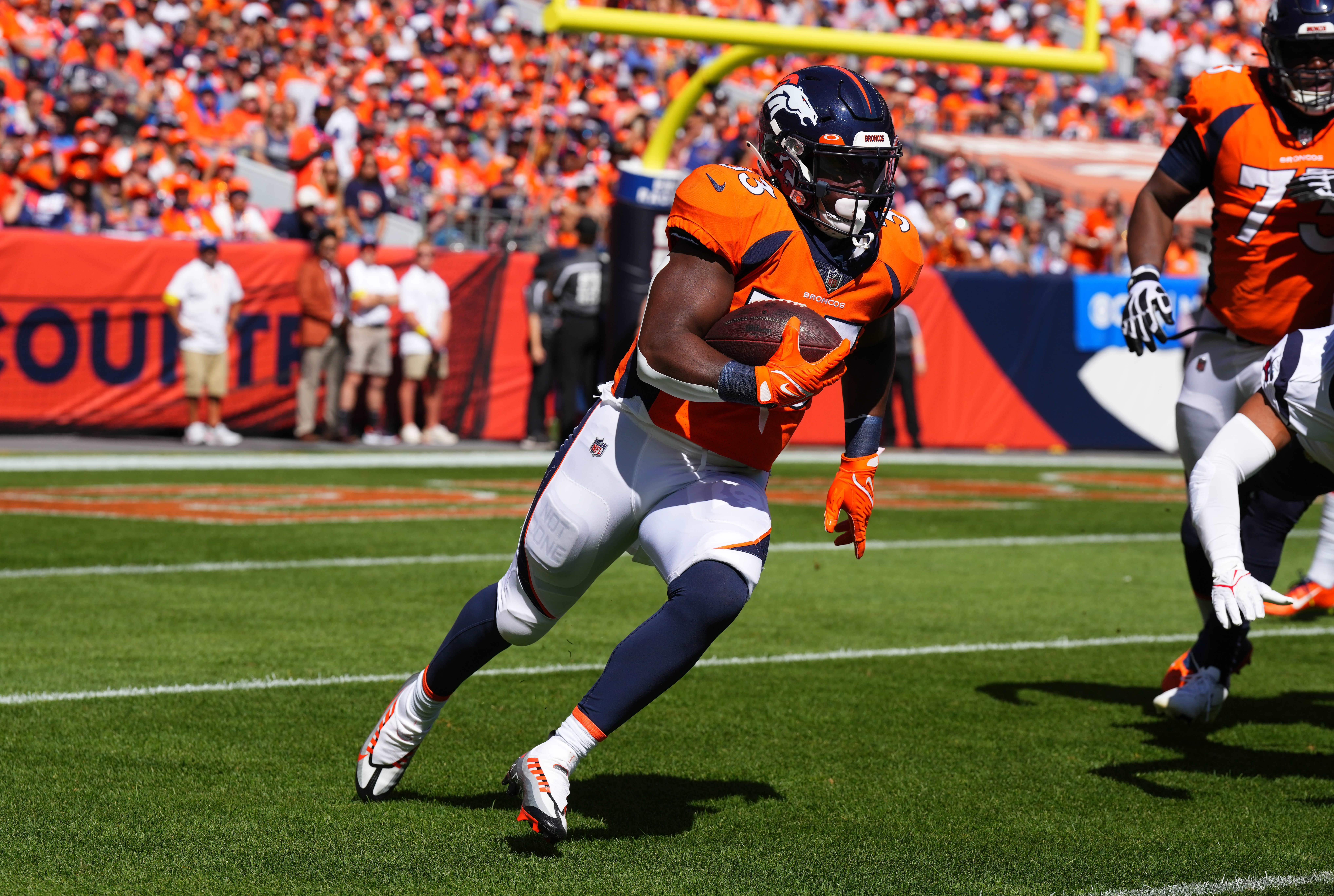 Javonte Williams running back Denver Broncos