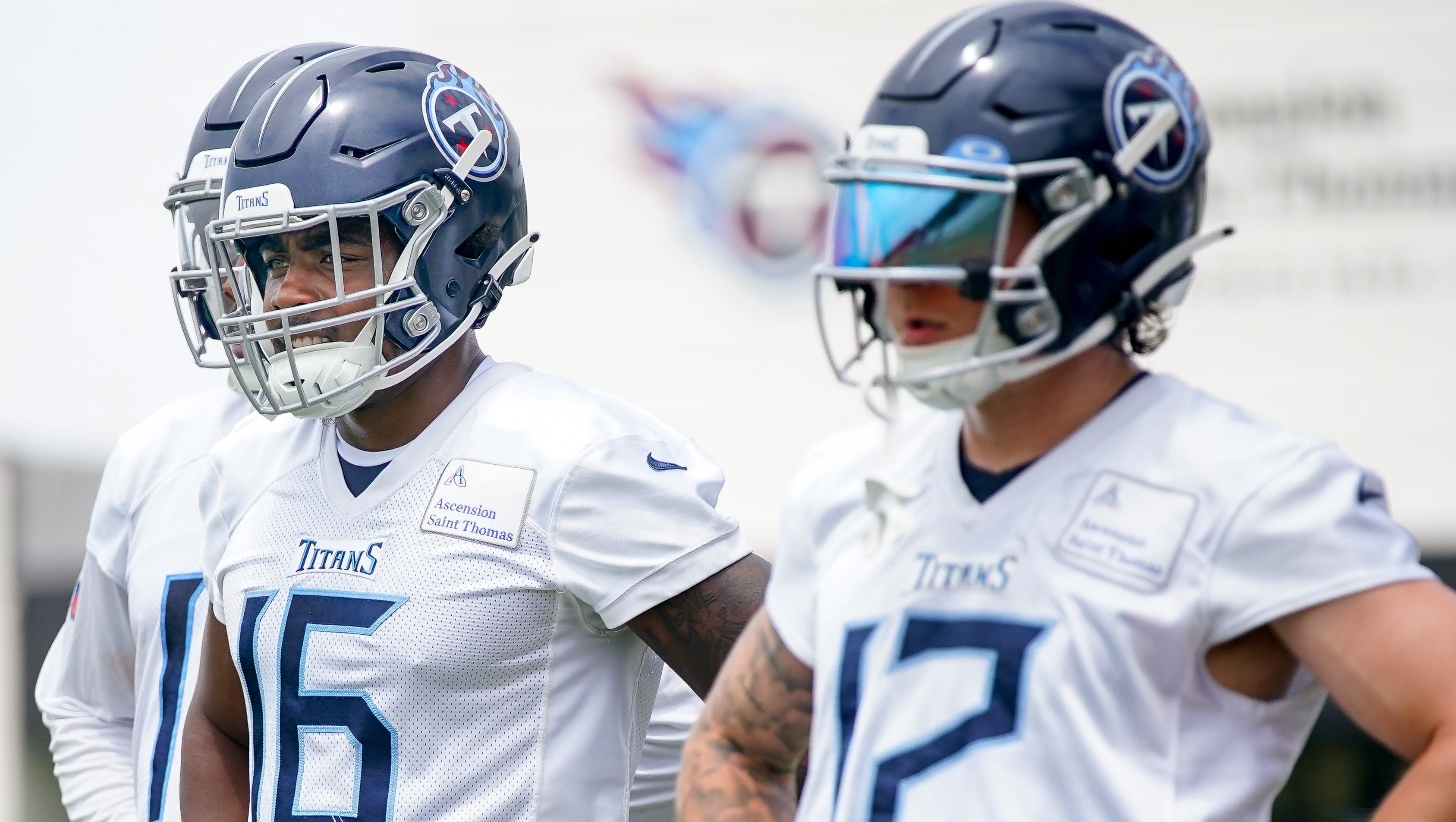 Treylon Burks, Mason Kinsey. Andrew Nelles / The Tennessean-USA TODAY NETWORK