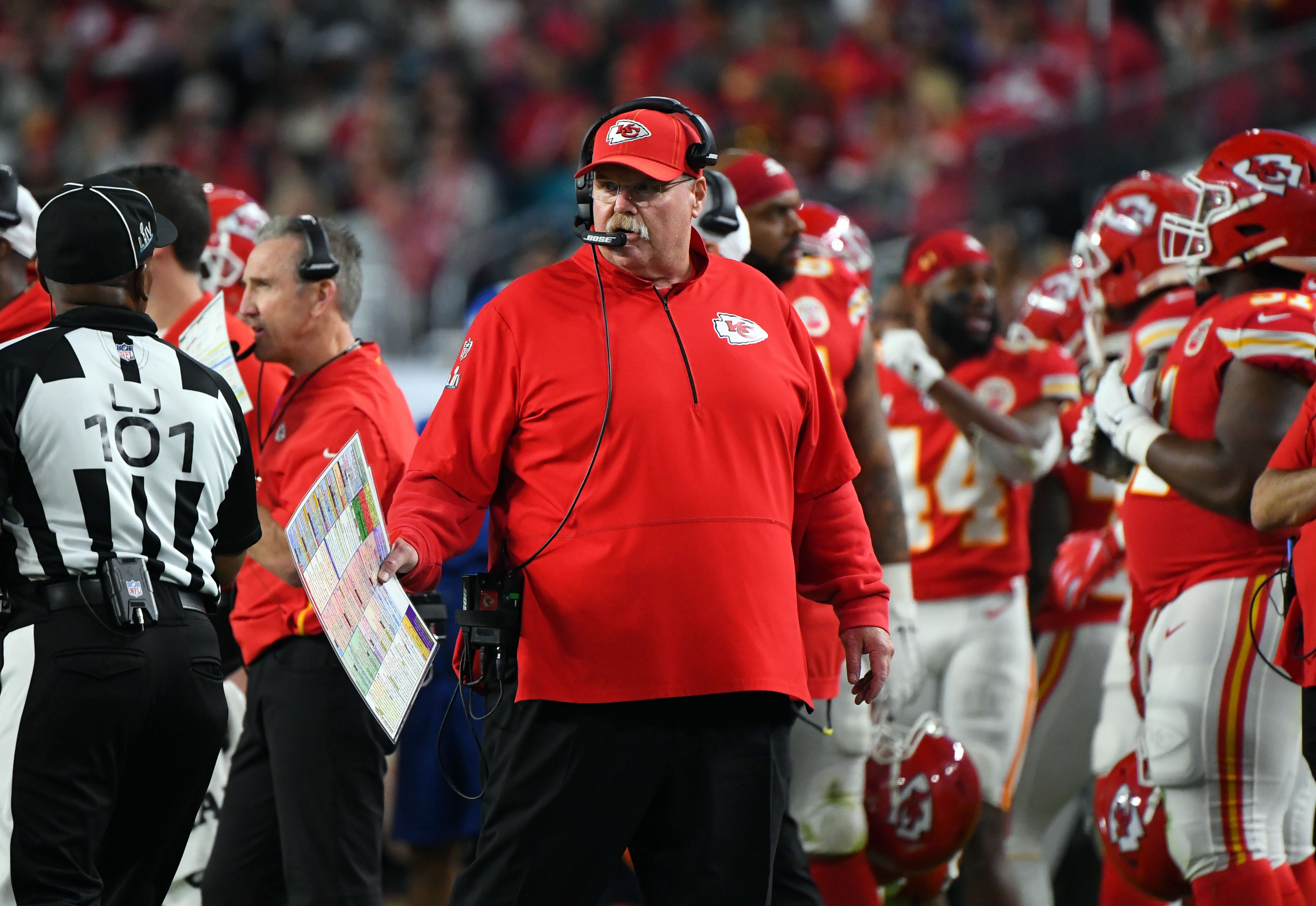 Kansas City Chiefs head coach andy reid