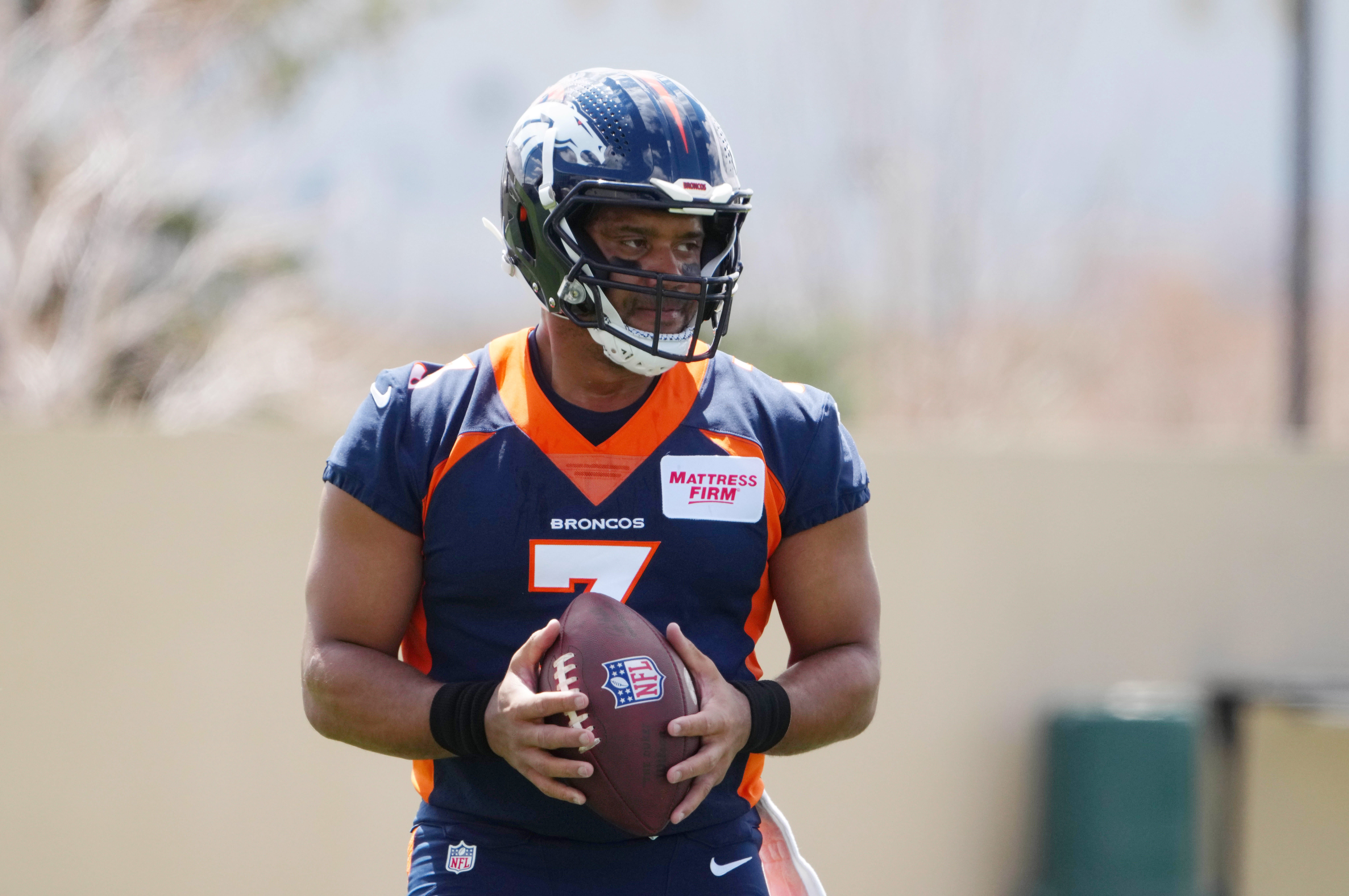 Russell Wilson Denver Broncos Camp