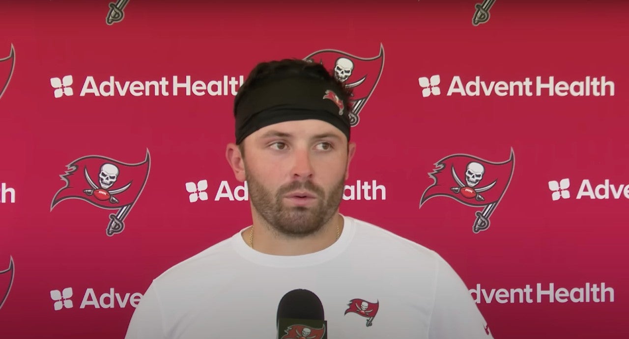 Buccaneers quarterback Baker Mayfield
