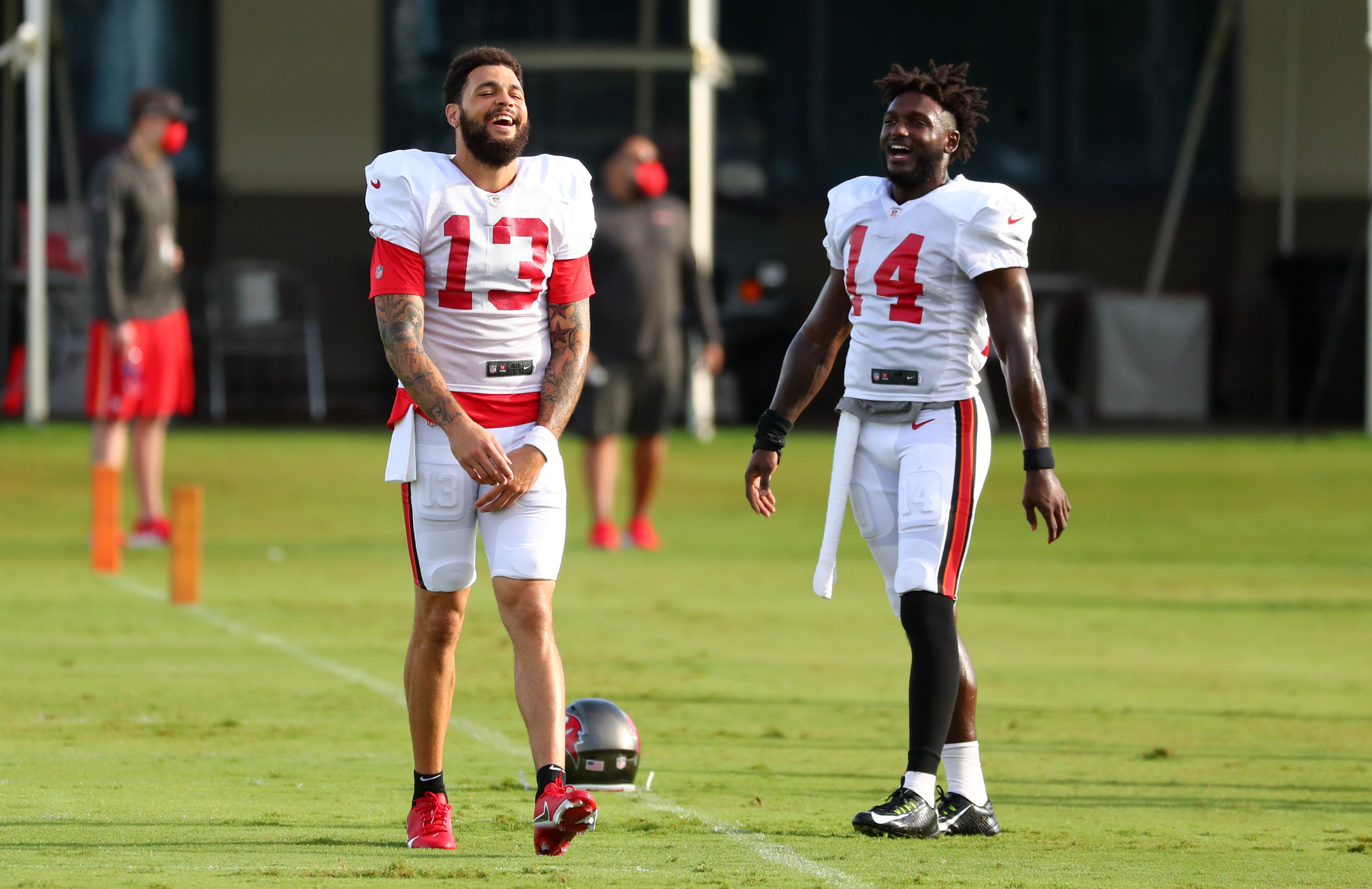 Tampa Bay Buccaneers wide receivers Mike Evans Chris Godwin