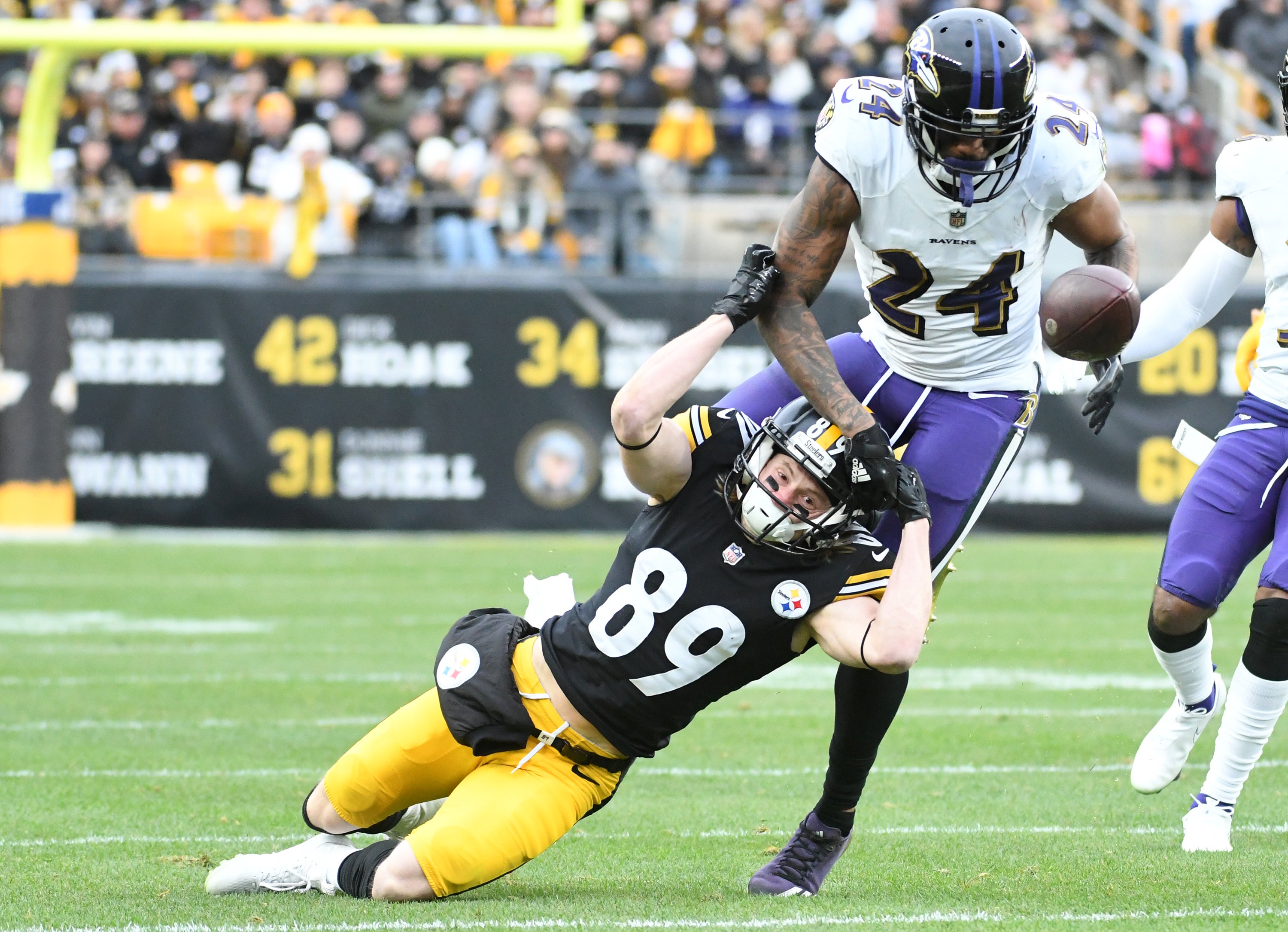 Baltimore Ravens cornerback Marcus Peters