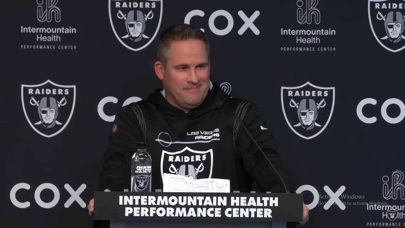 Las Vegas Raiders head coach Josh McDaniels