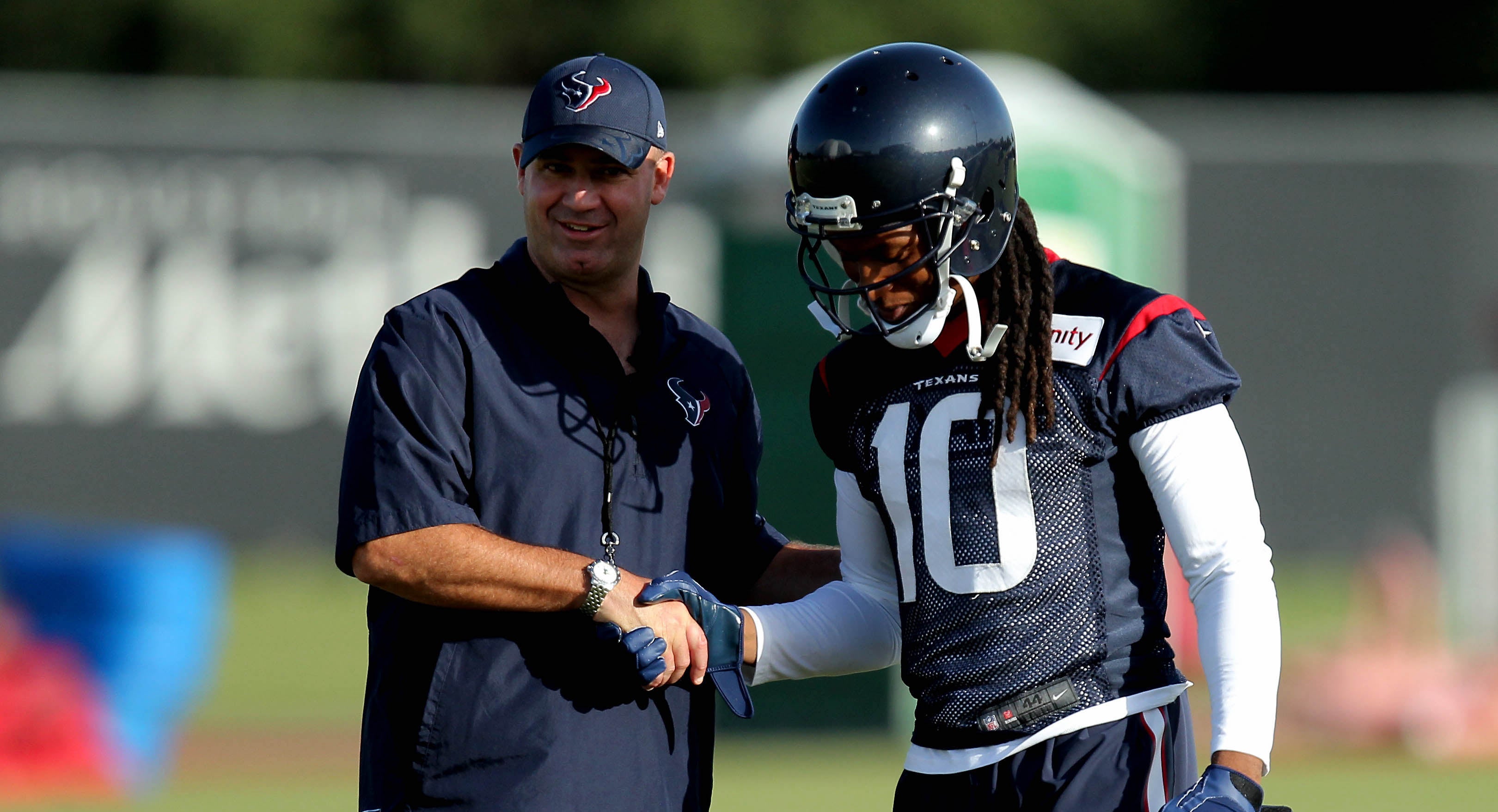 Patriots DeAndre Hopkins Bill O'Brien