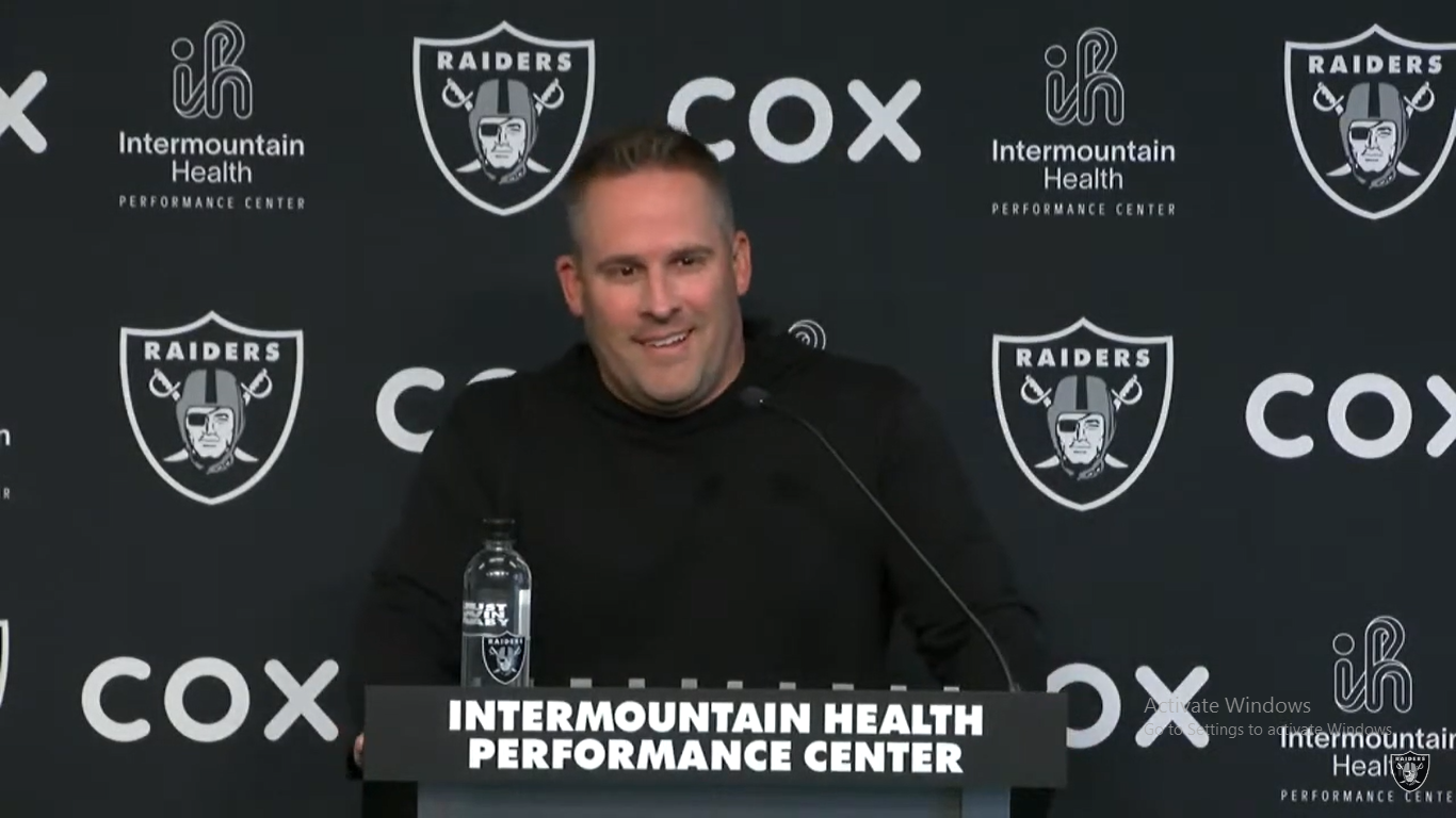 Raiders head coach Josh McDaniels