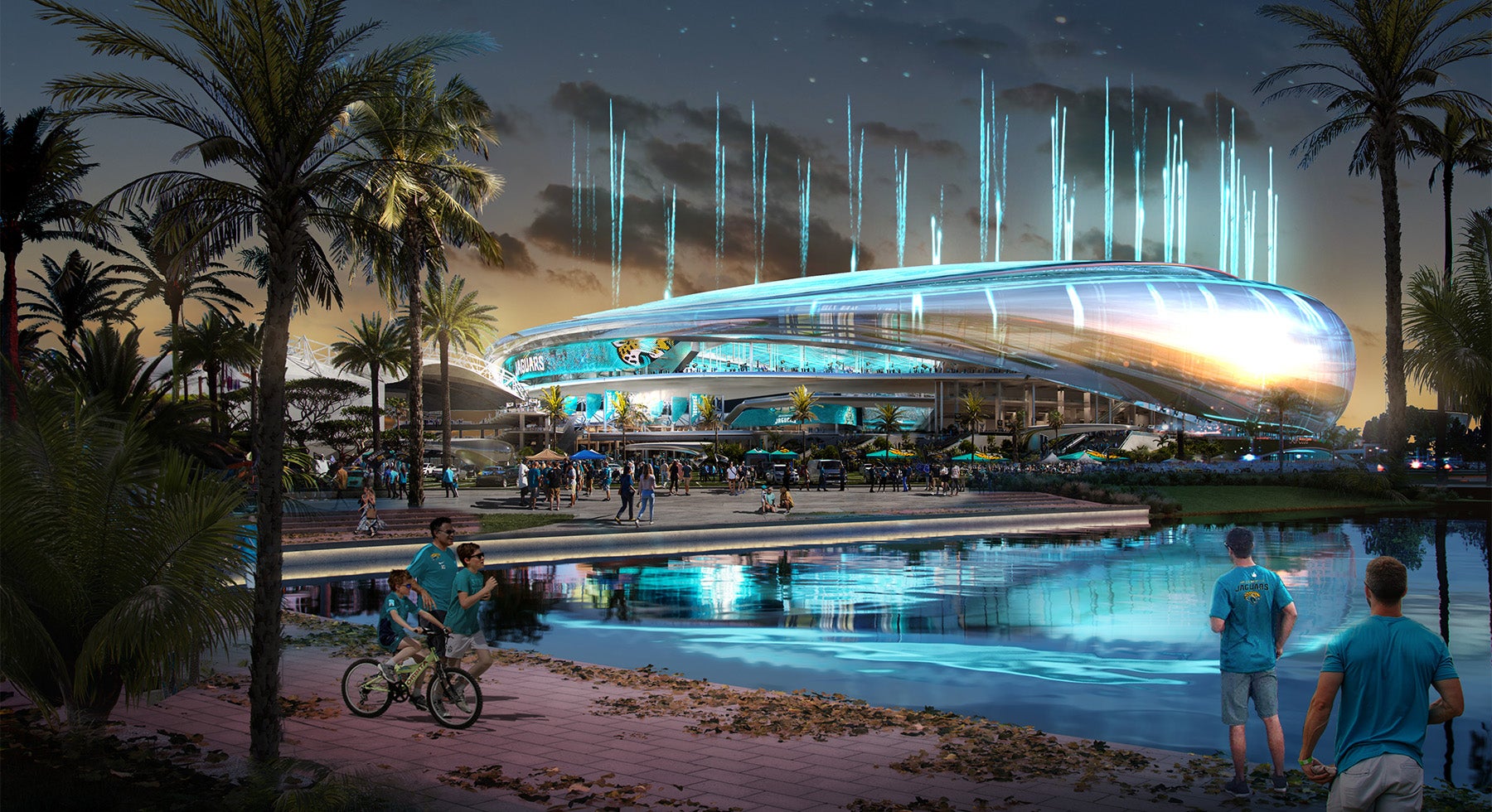 Jacksonville Jaguars' "Stadium of the Future" conceptual designs