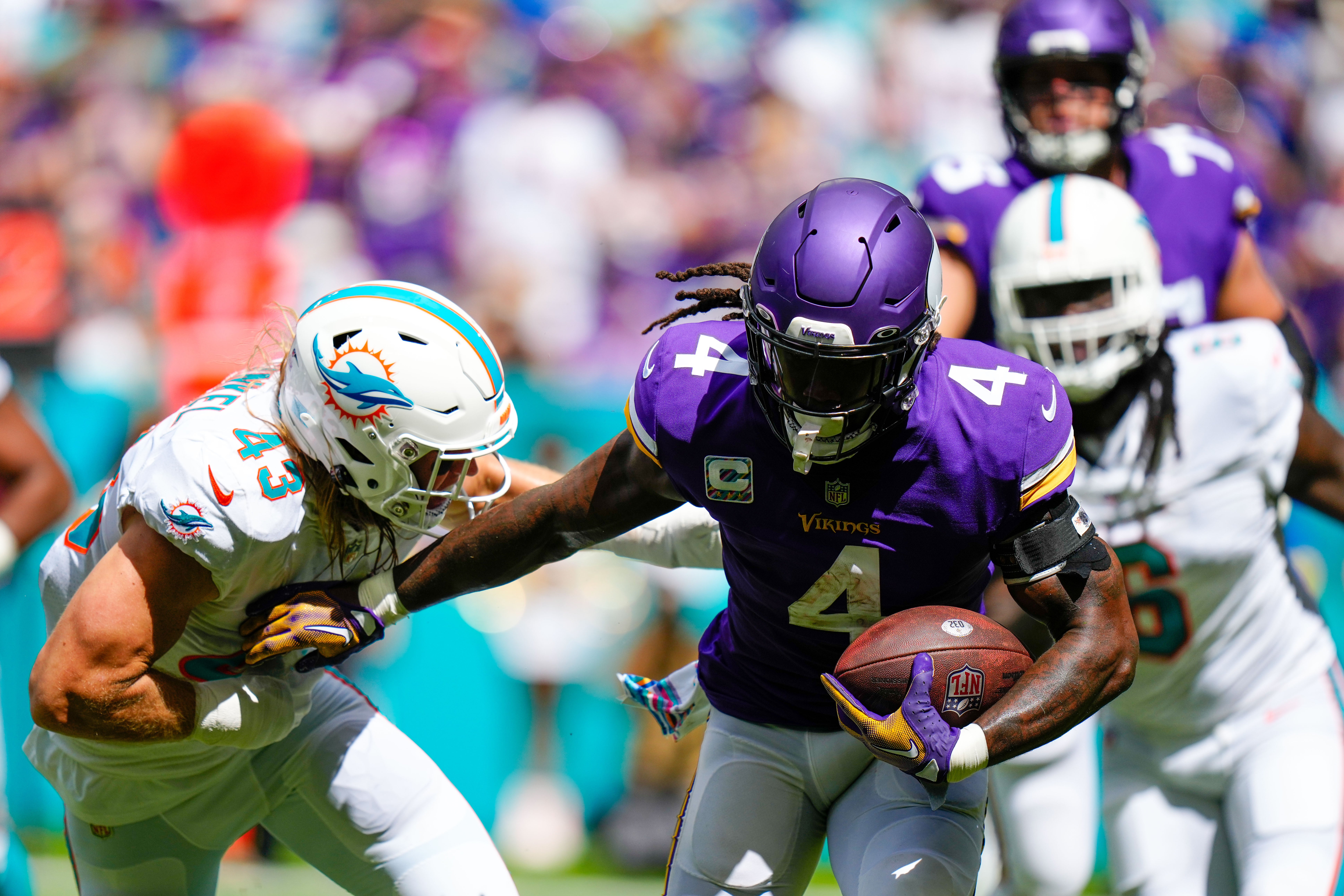 Minnesota Vikings Dalvin Cook Miami Dolphins trade release NFL football stats news