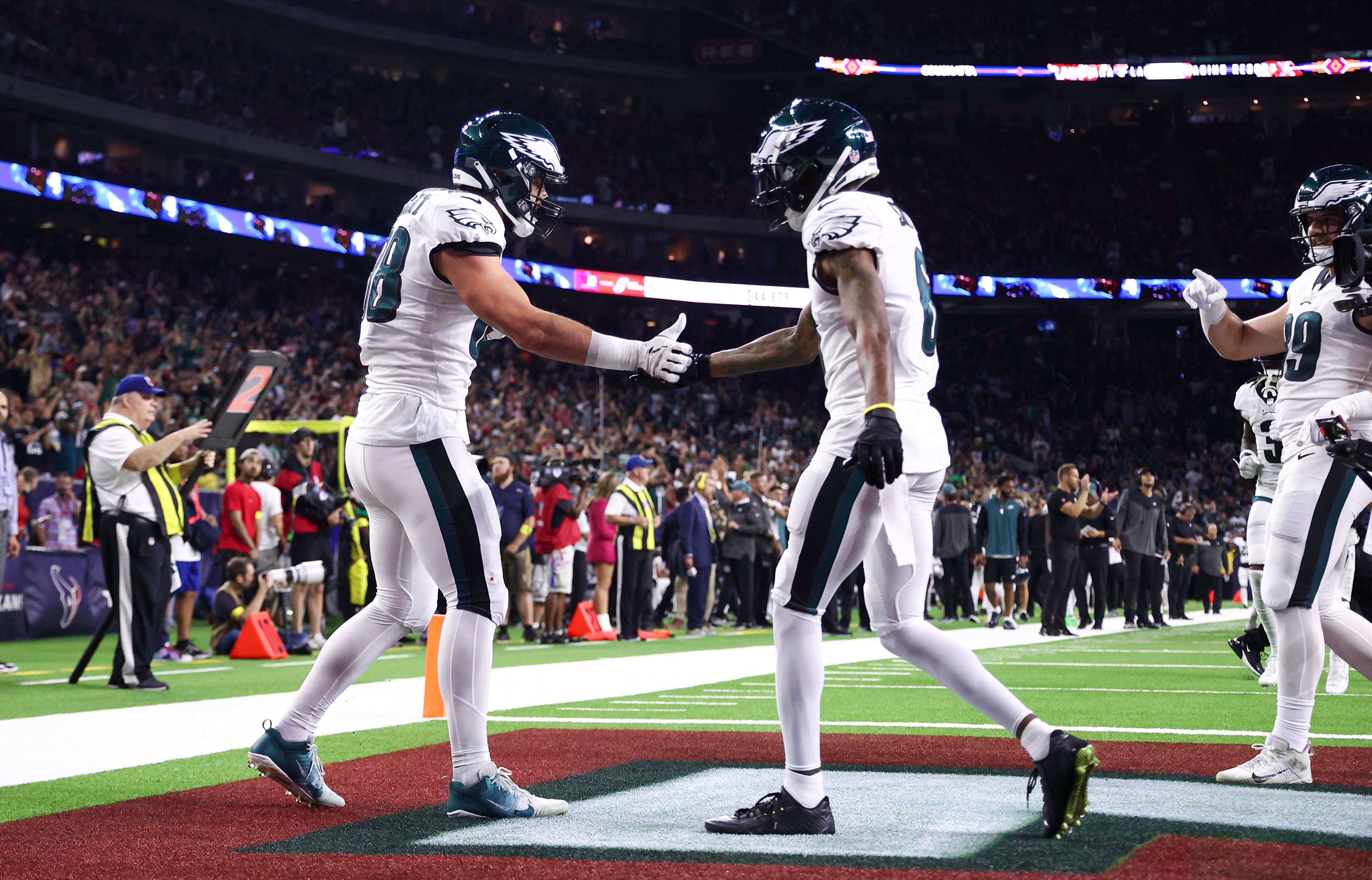 Philadelphia Eagles TE tight end Dallas Goedert PFF Pro Football Focus rankings NFL stats news