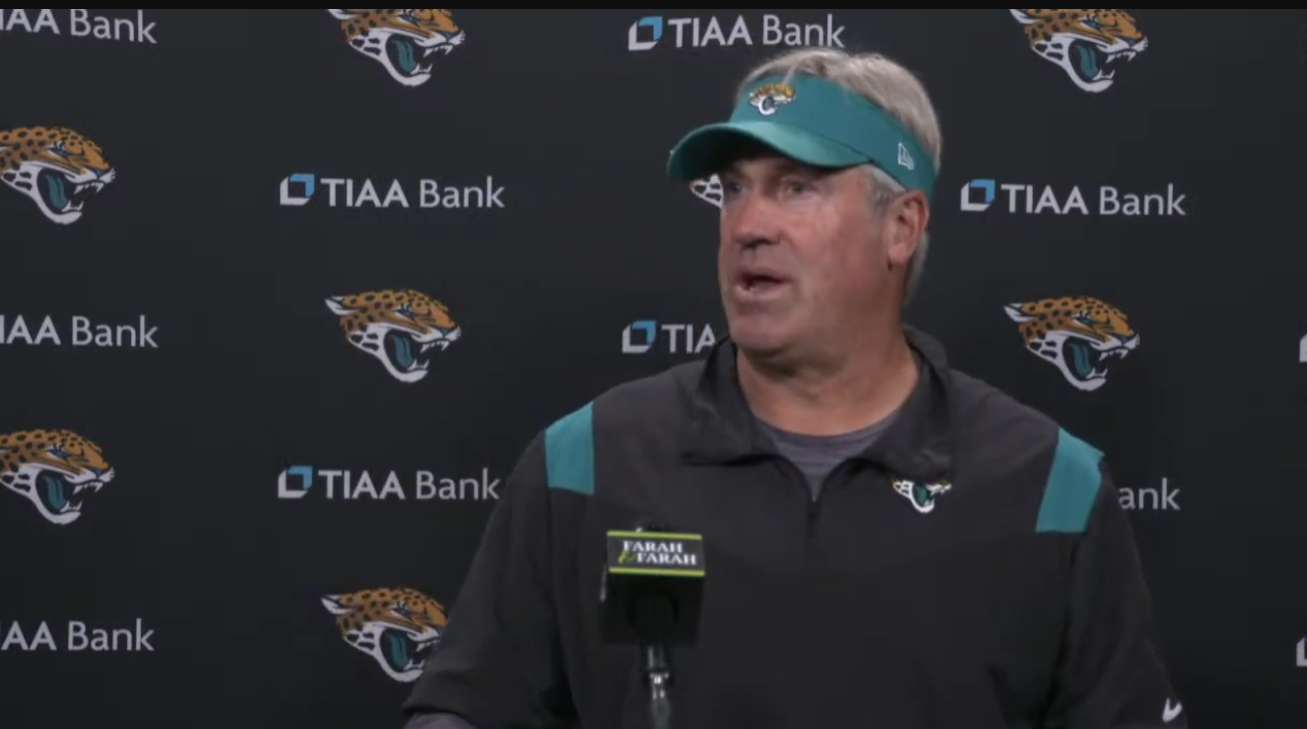 Jacksonville Jaguars HC Doug Pederson in press conference ahead of Day 1 of minicamp.