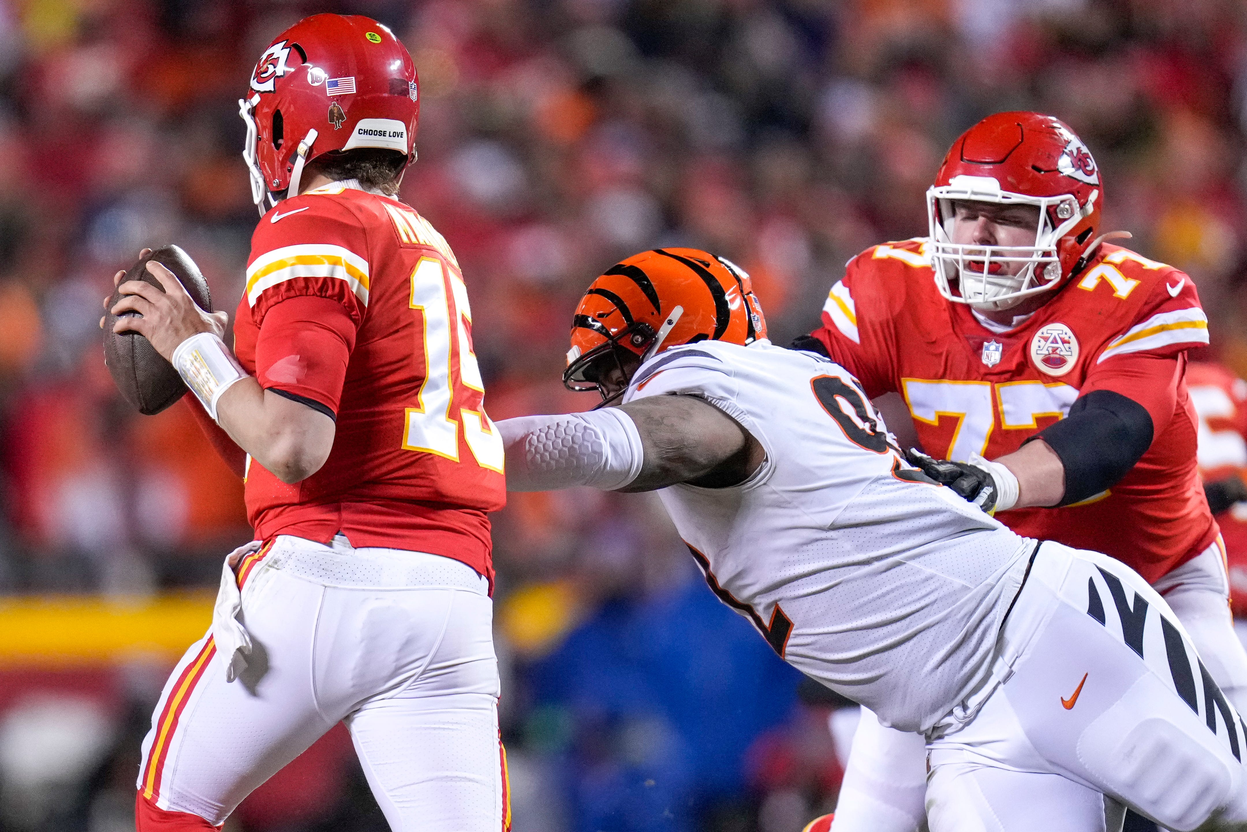 Chiefs quarterback Patrick Mahomes Bengals
