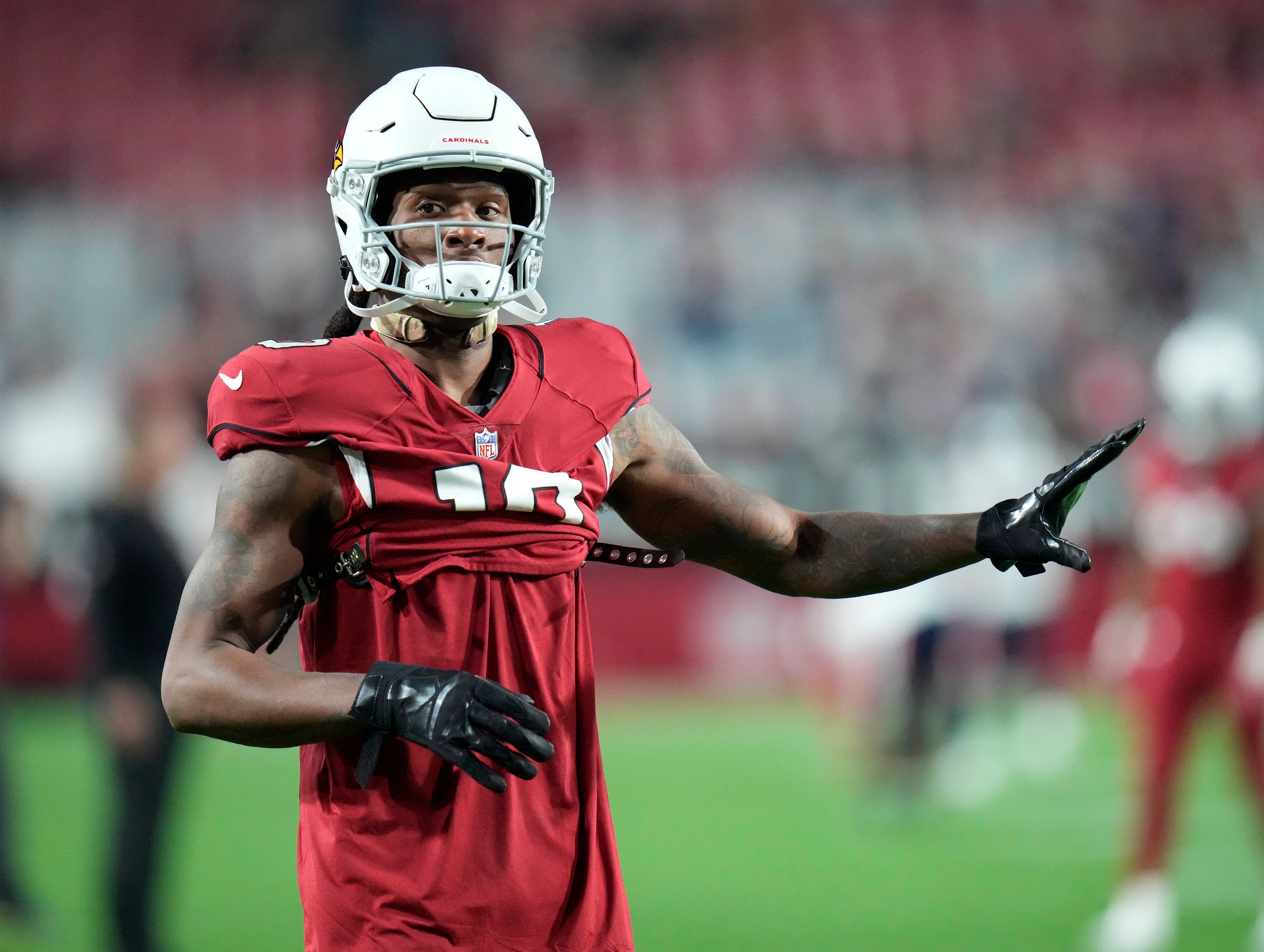 DeAndre Hopkins visit with the Patriots