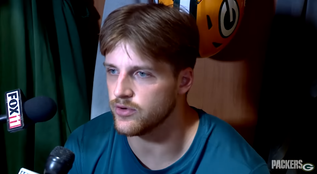 Green Bay Packers rookie tight end Tucker Kraft