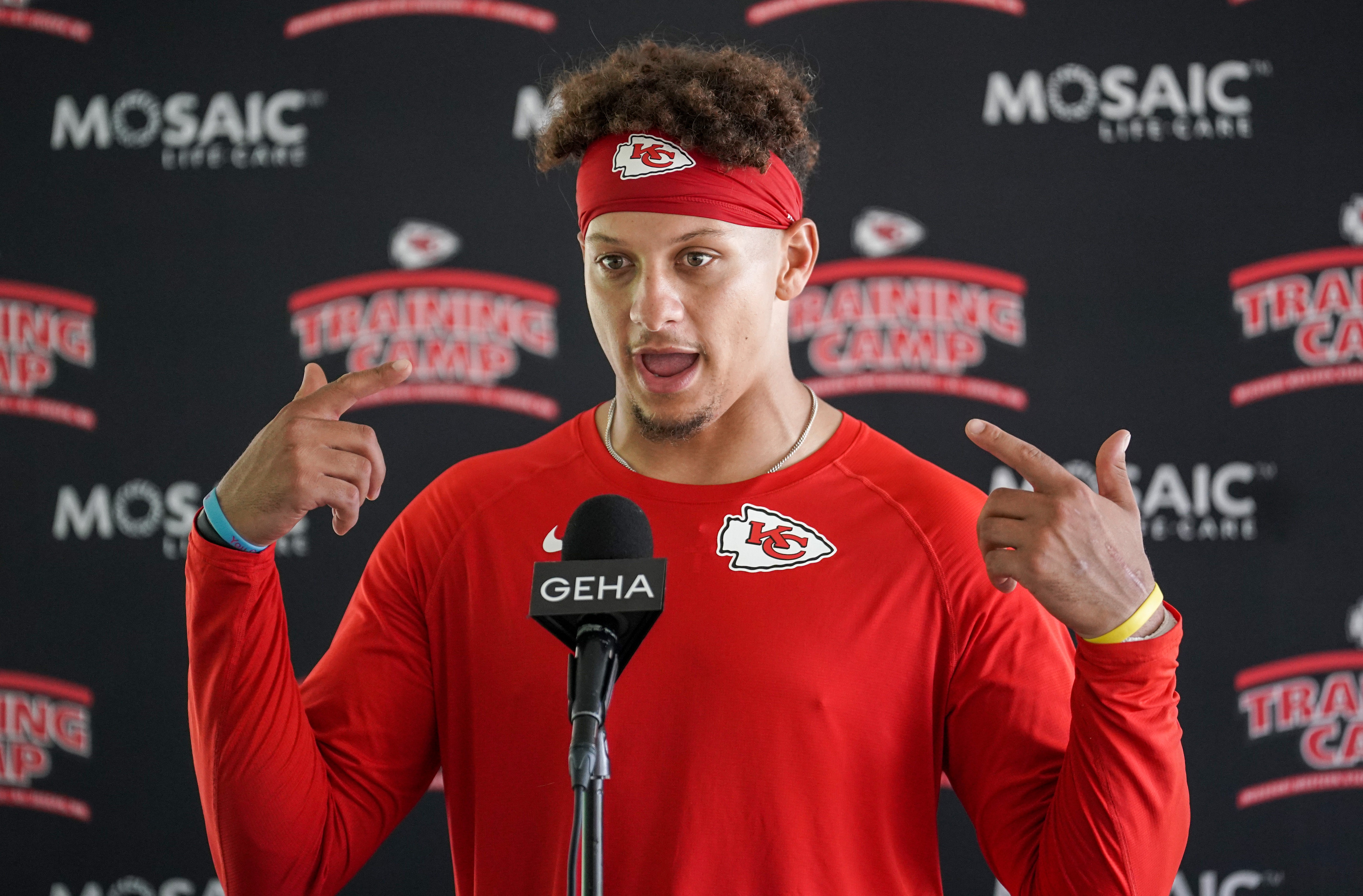 Patrick Mahomes training camp Kansas City Chiefs