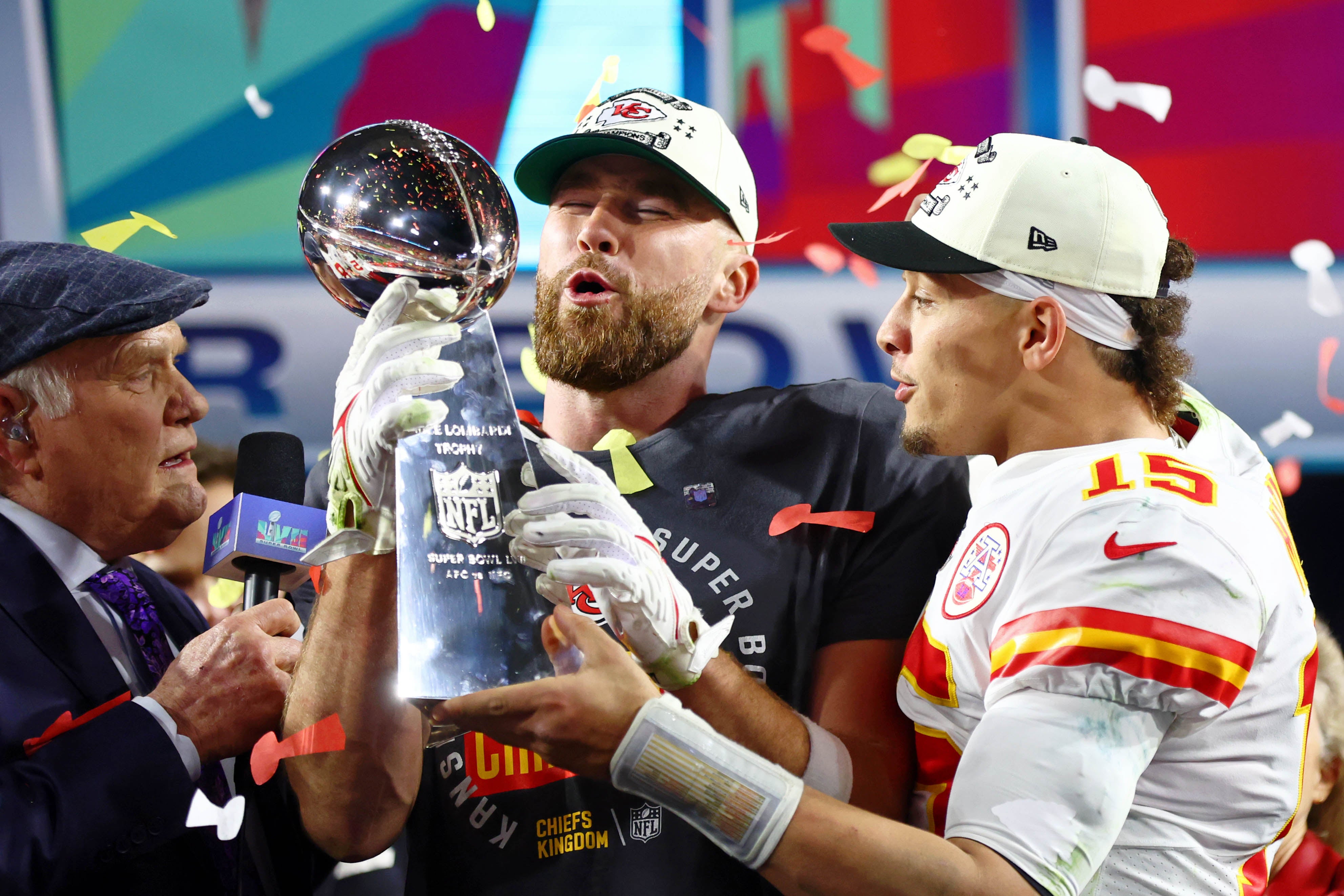 Kansas City Chiefs Patrick Mahomes Travis Kelce