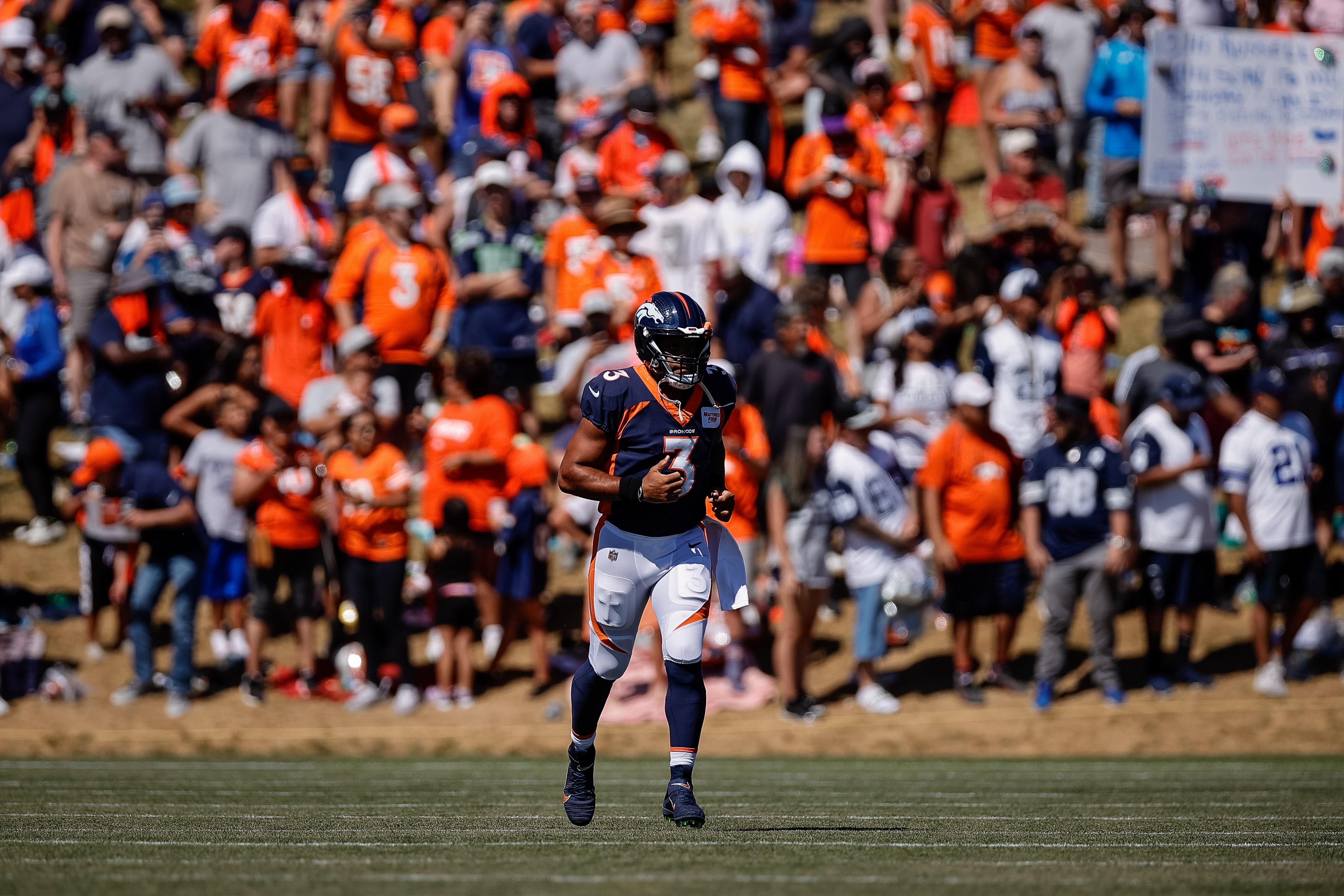 Russell Wilson Denver Broncos training camp