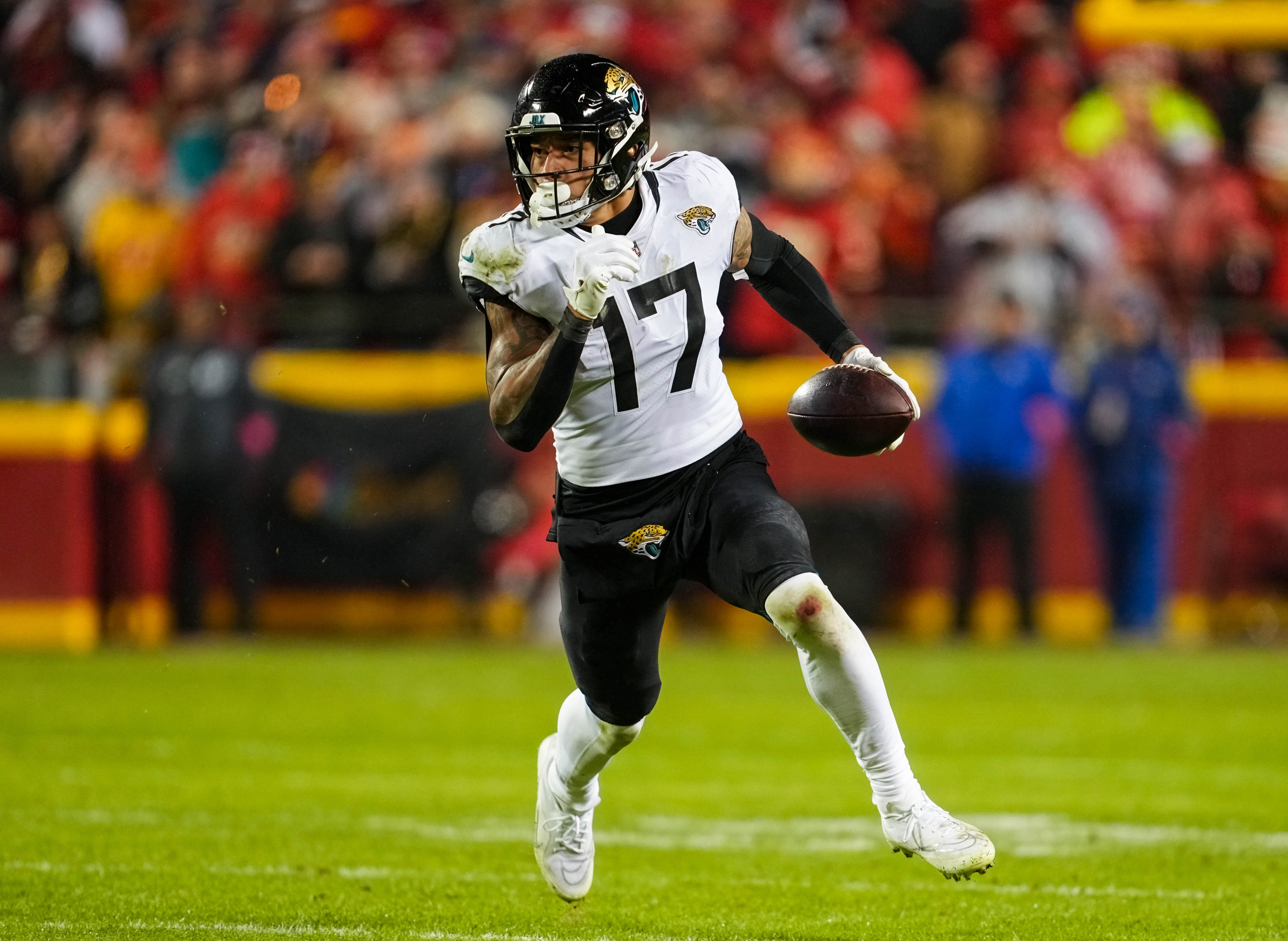 Jacksonville Jaguars tight end Evan Engram is staying for longer.
