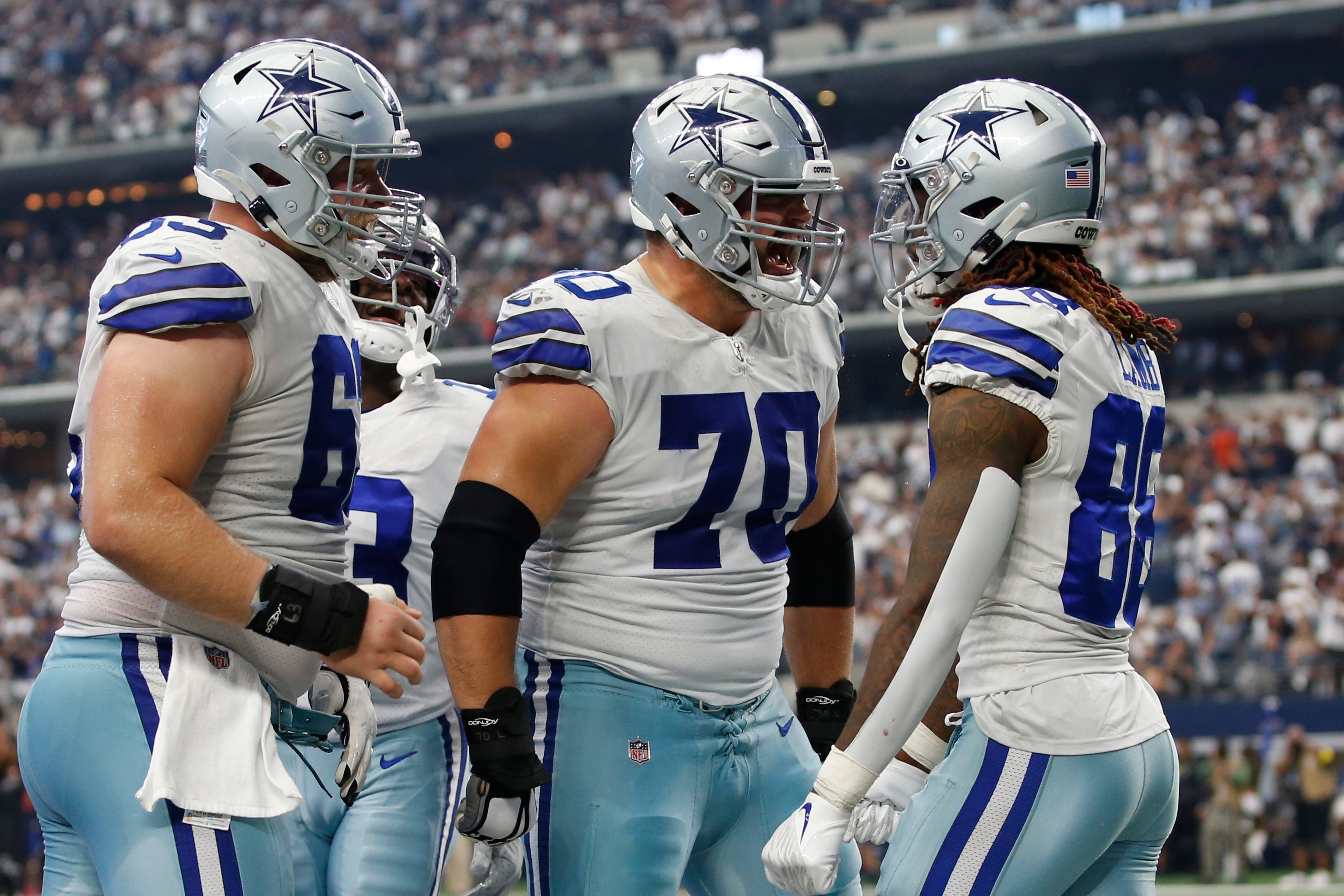 Dallas Cowboys RG Zack Martin is looking for an adjustment to his contract.