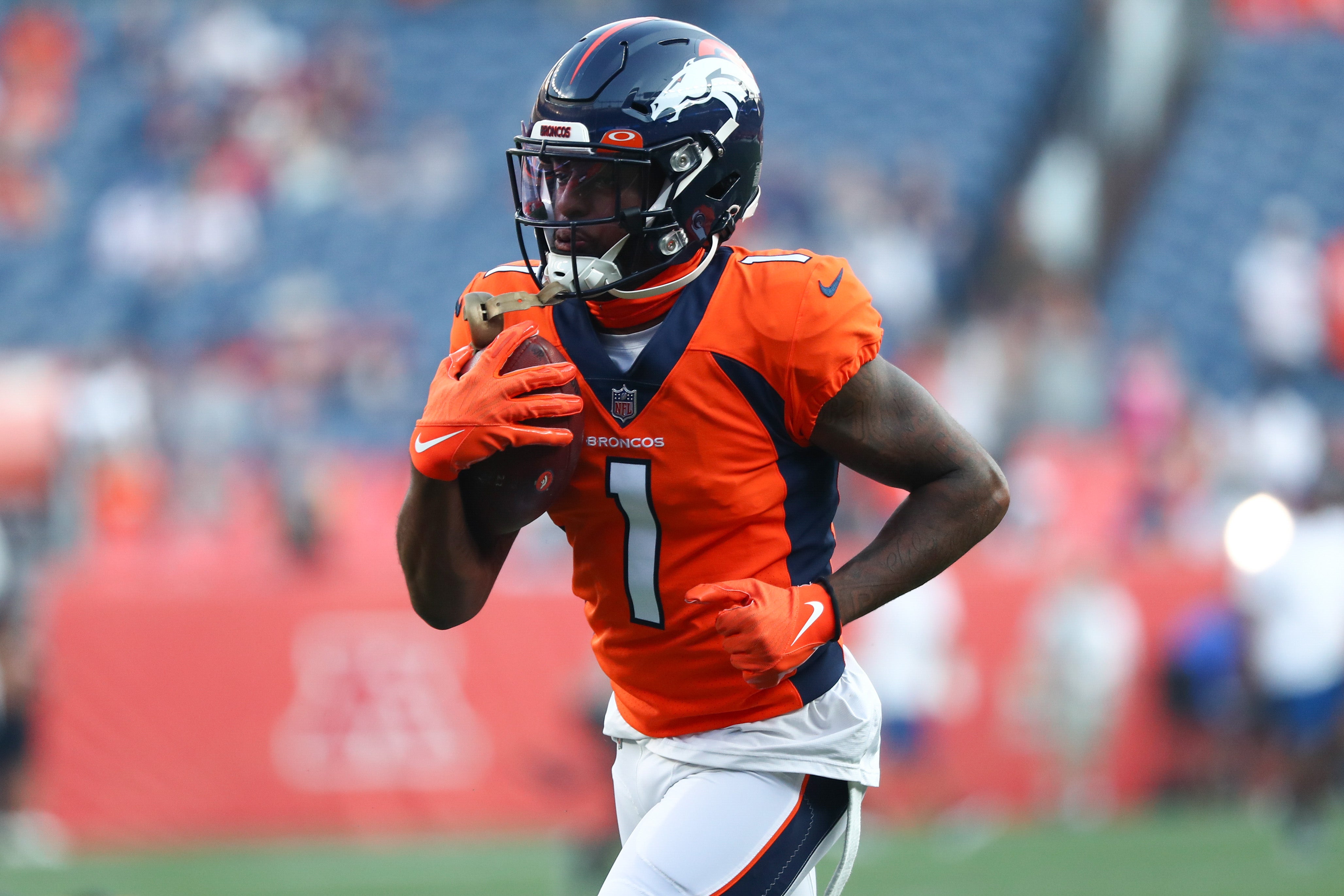 Denver Broncos K.J. Hamler