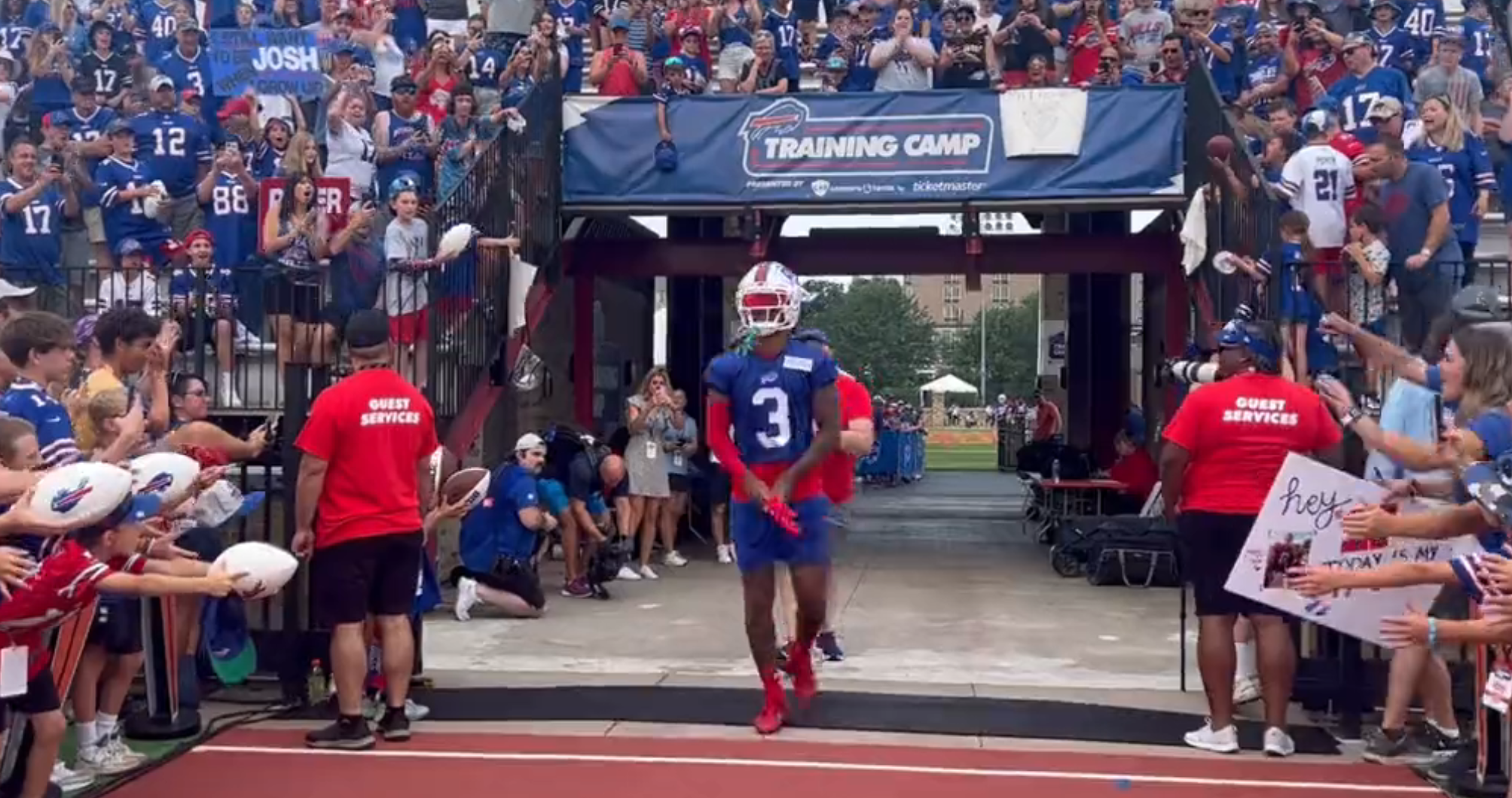 Buffalo Bills safety Damar Hamlin