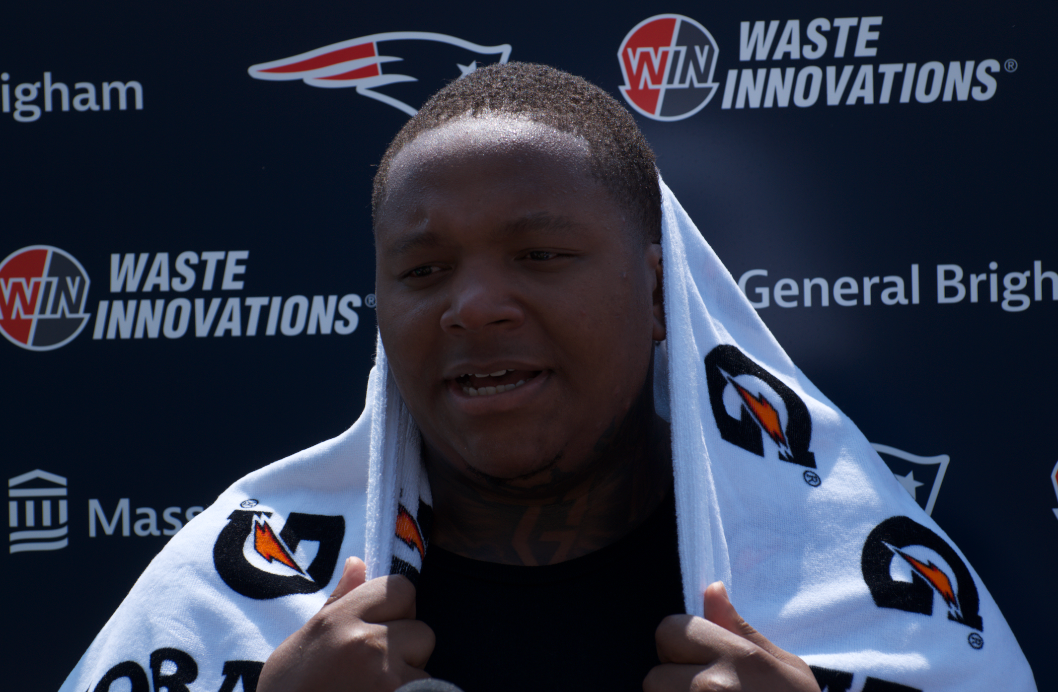 Trent Brown, Patriots Training Camp