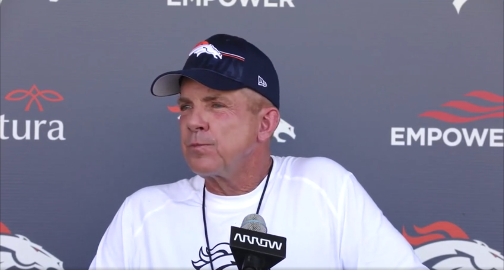 Broncos head coach sean payton