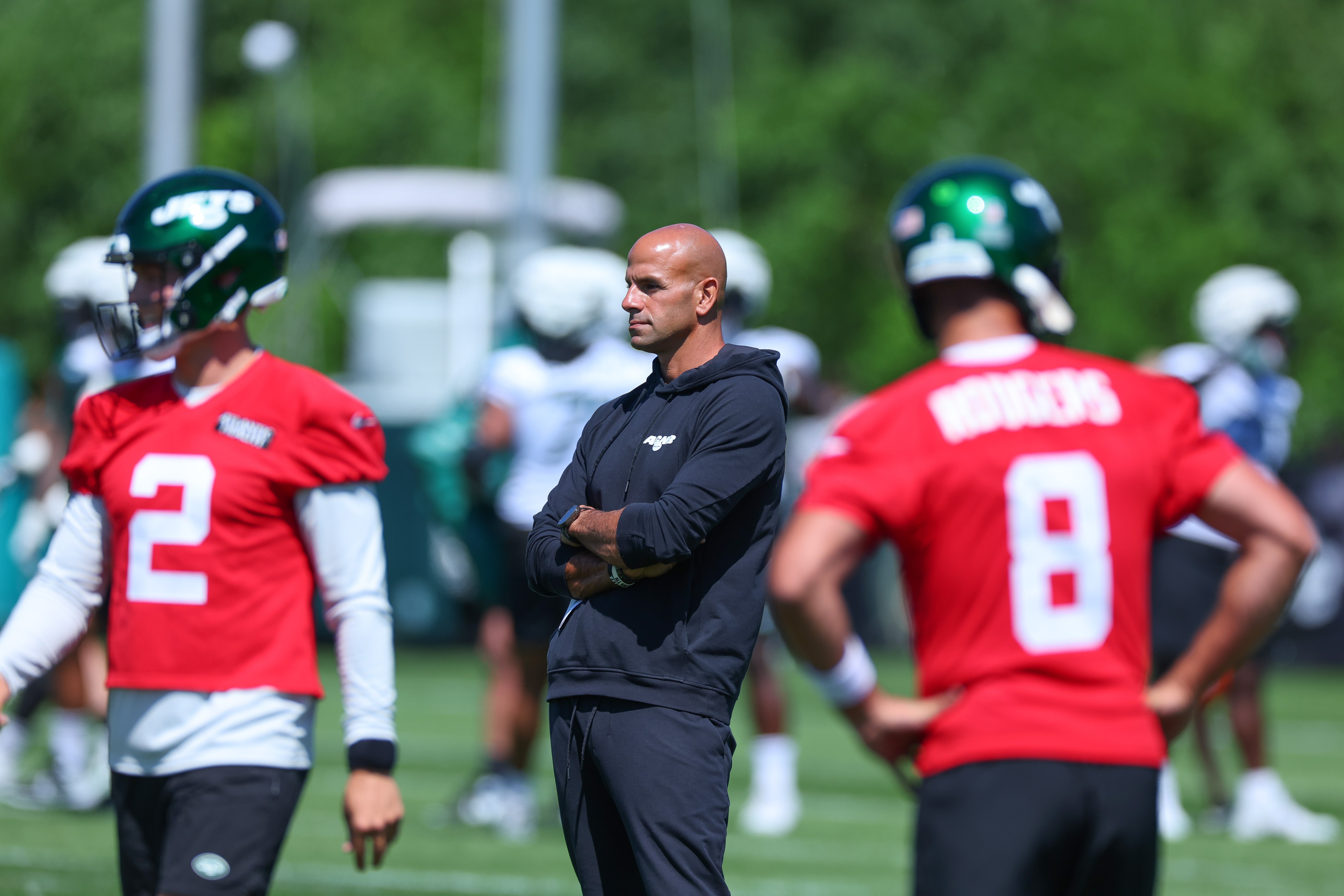 Jets head coach Robert Saleh