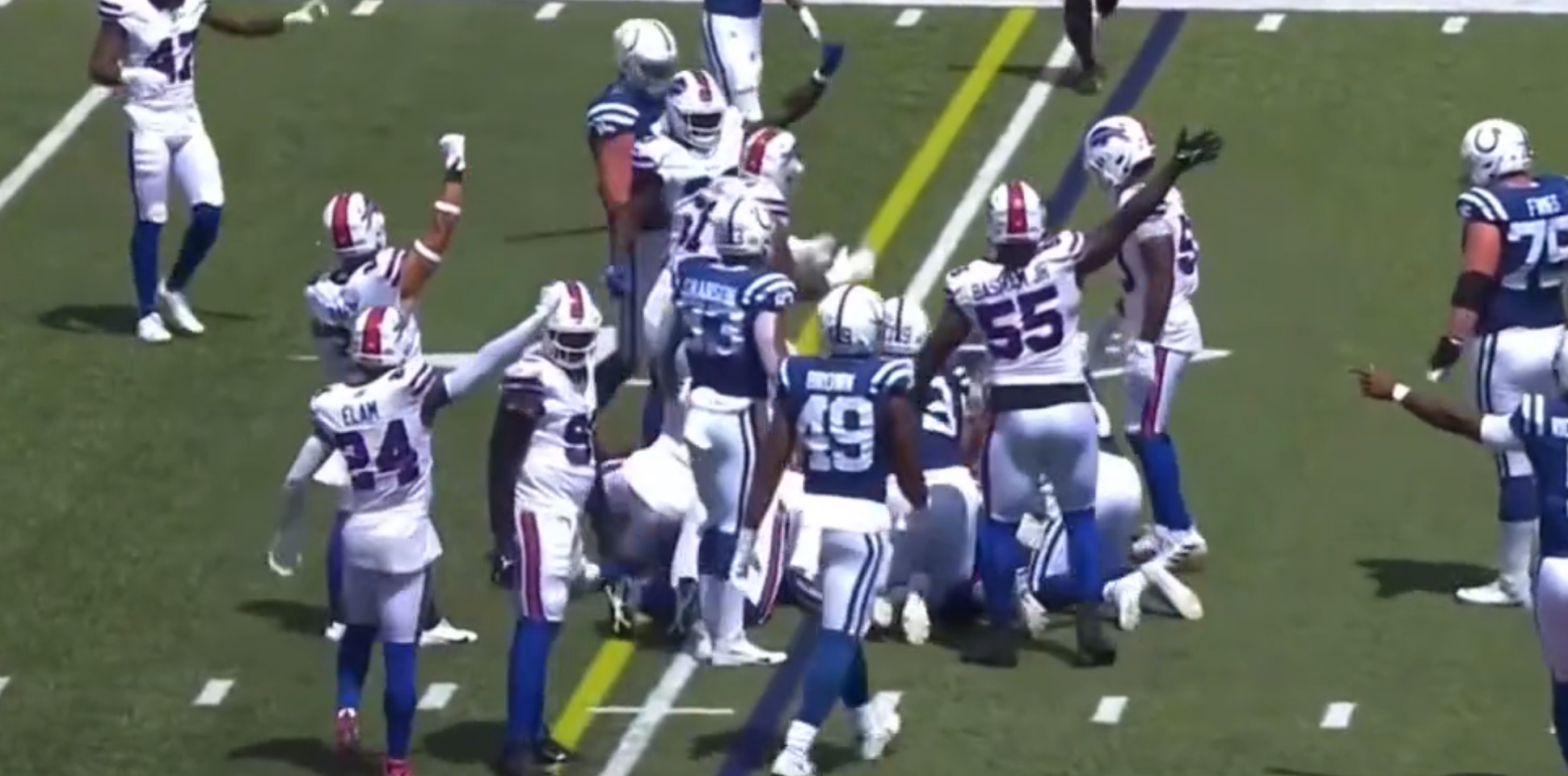 Buffalo Bills S Damar Hamlin/ Photo Credit: X/Twitter @AryePulli