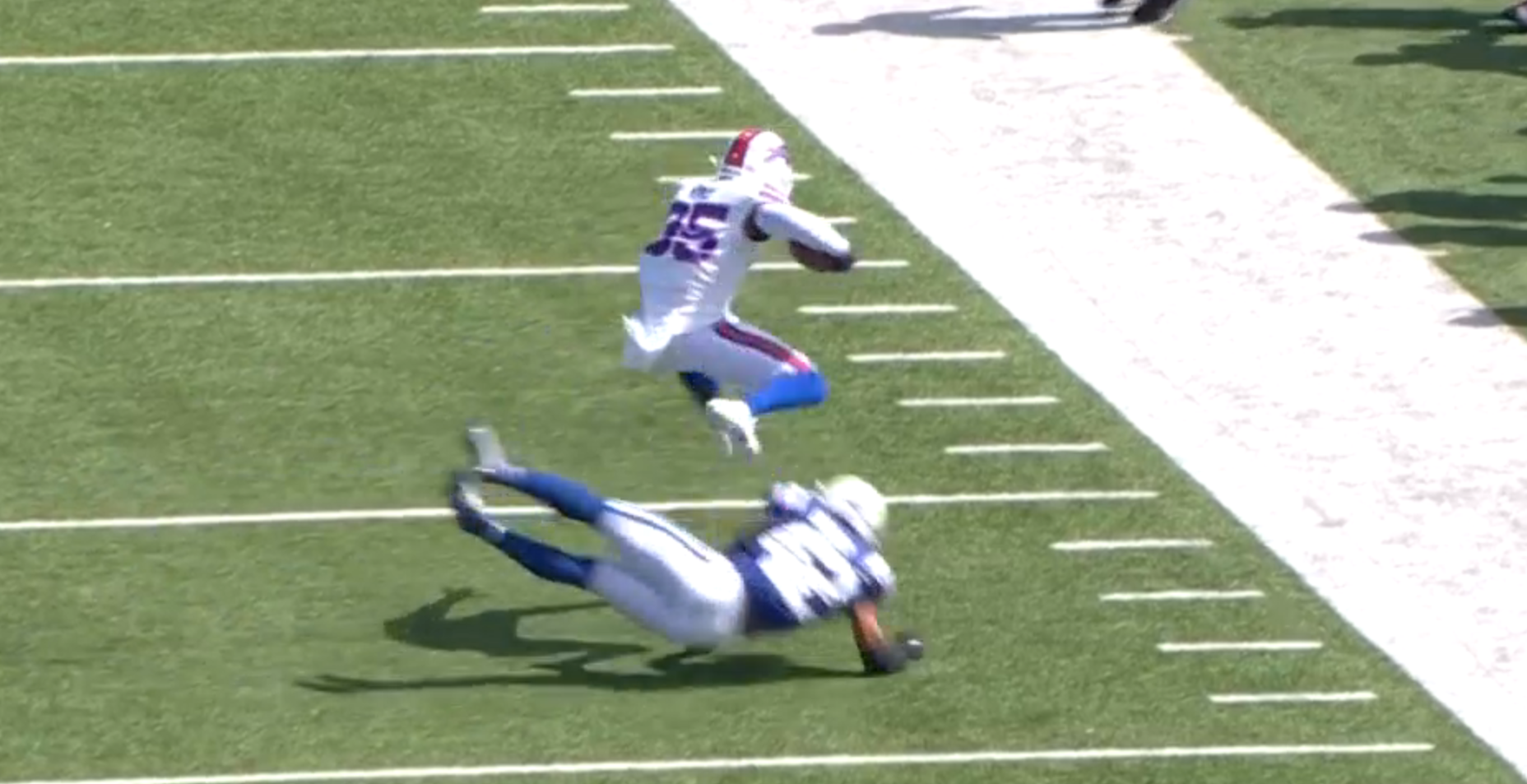 Buffalo Bills RB Jordan Mims/ Photo Credit: Twitter/X @AdamZientek3