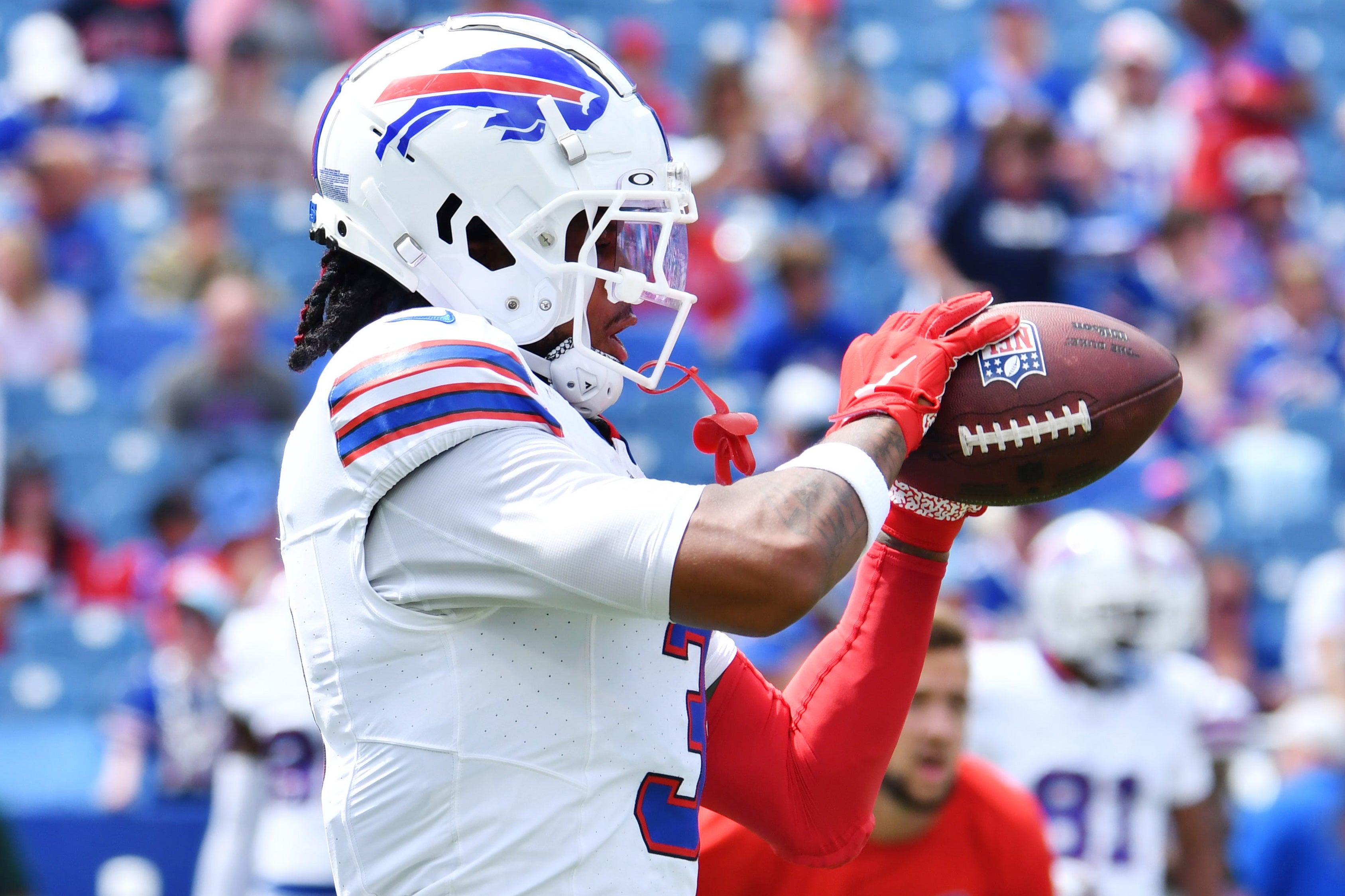 Buffalo Bills S Damar Hamlin/ Photo Credit: Mark Konezny-USA TODAY Sports