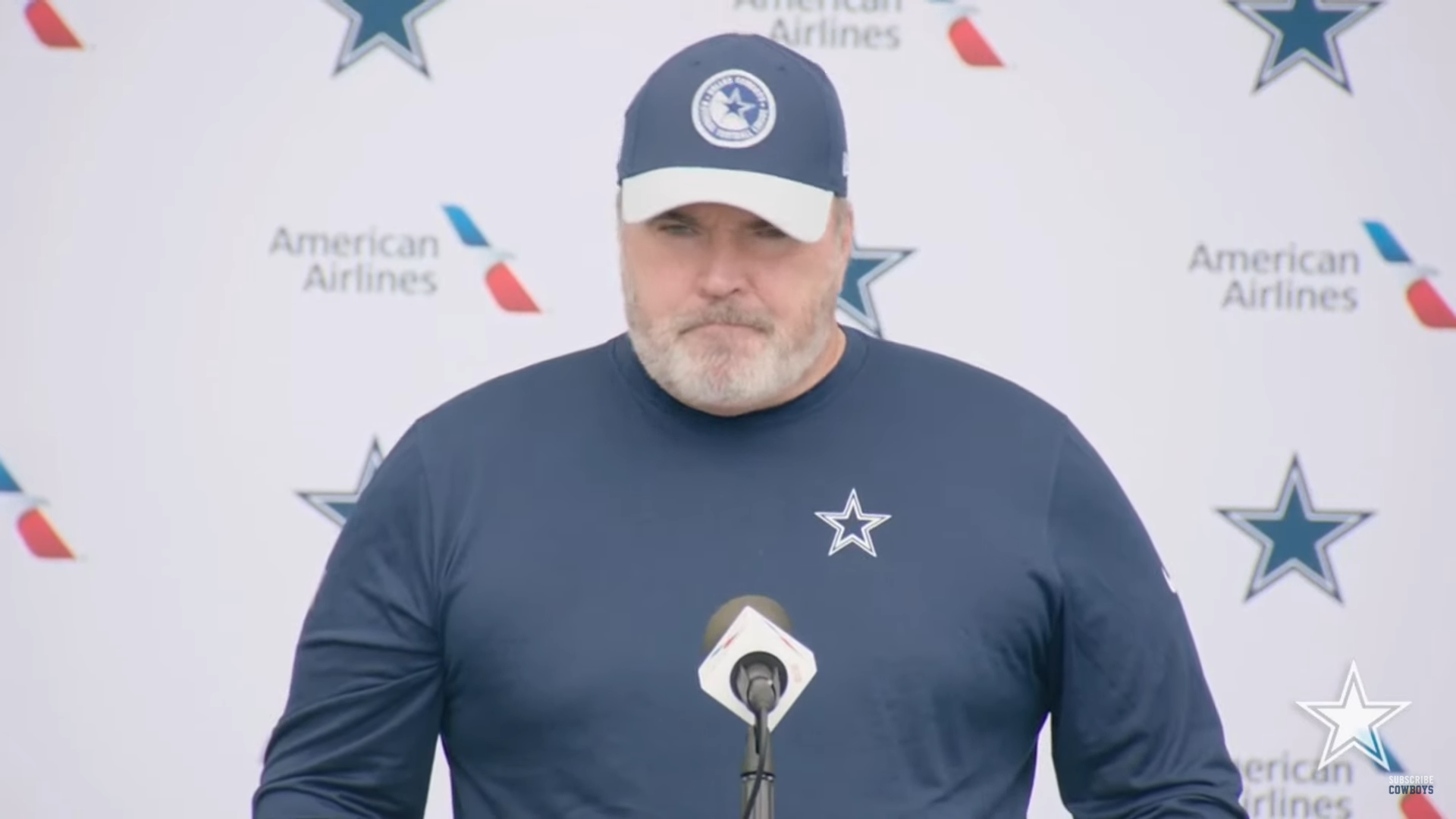 Dallas Cowboys head coach Mike McCarthy talks to the media heading into Week 2 of the 2023 NFL preseason.